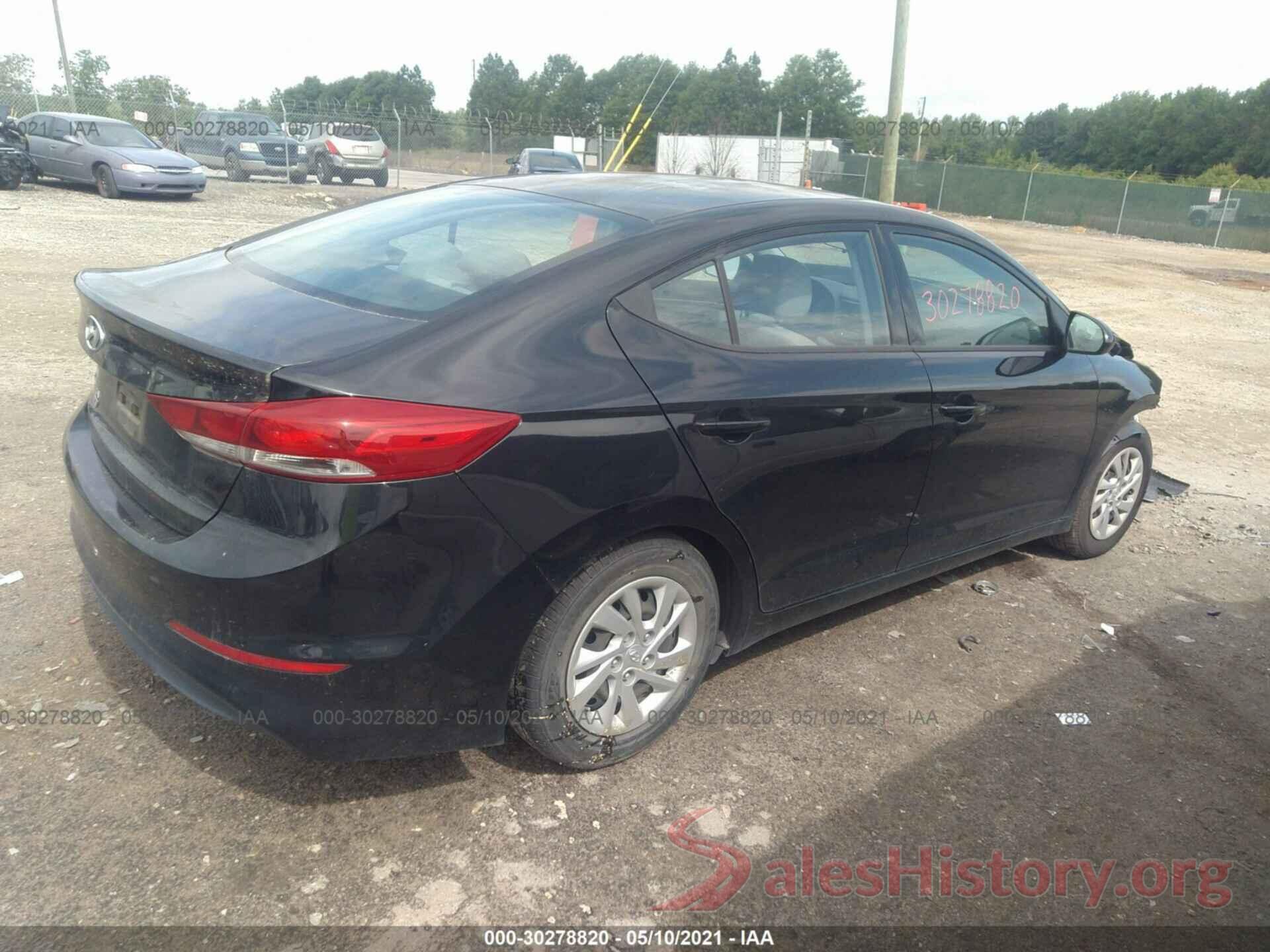 5NPD74LF9JH214607 2018 HYUNDAI ELANTRA