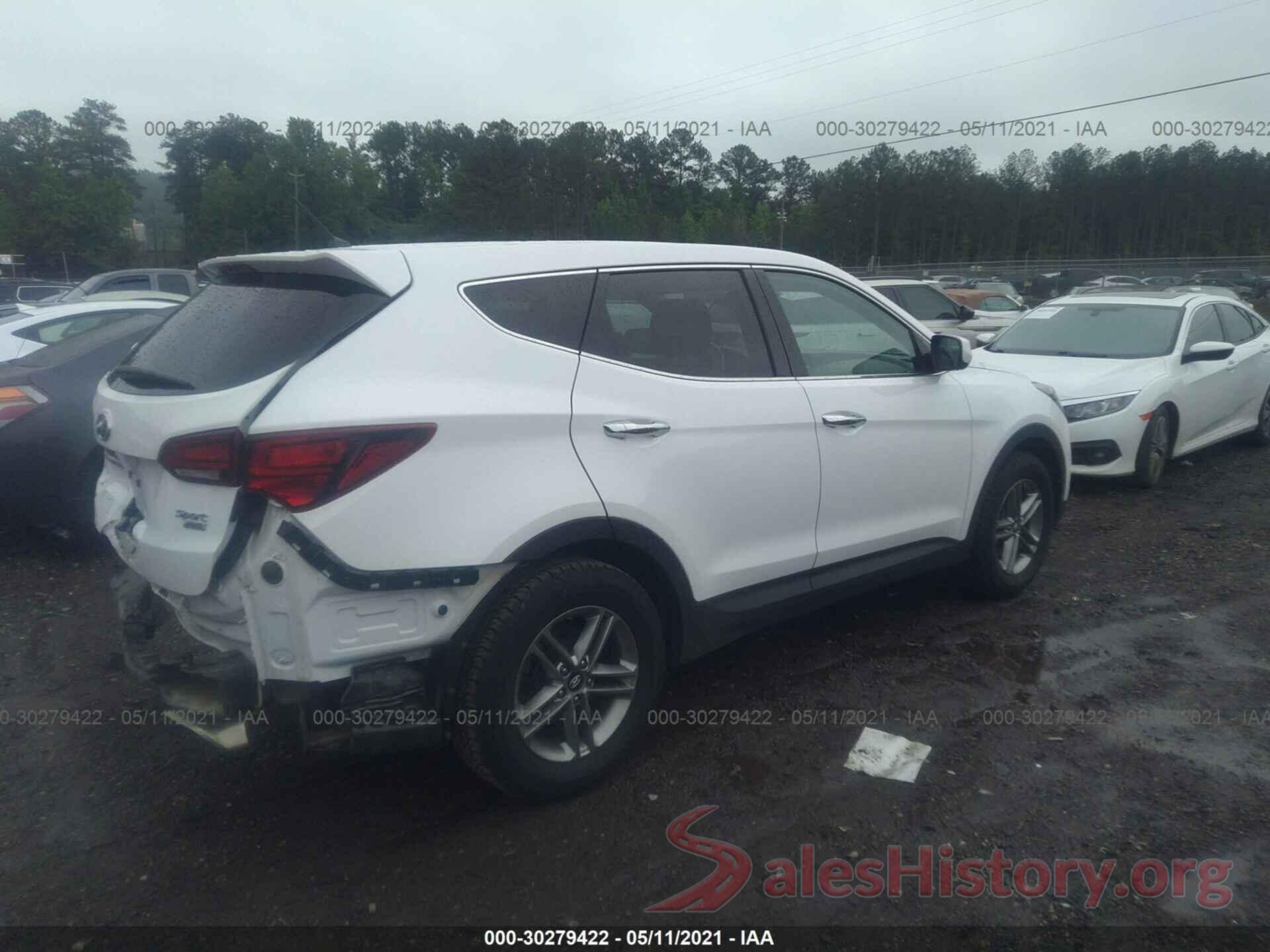 5NMZTDLB9JH107181 2018 HYUNDAI SANTA FE SPORT