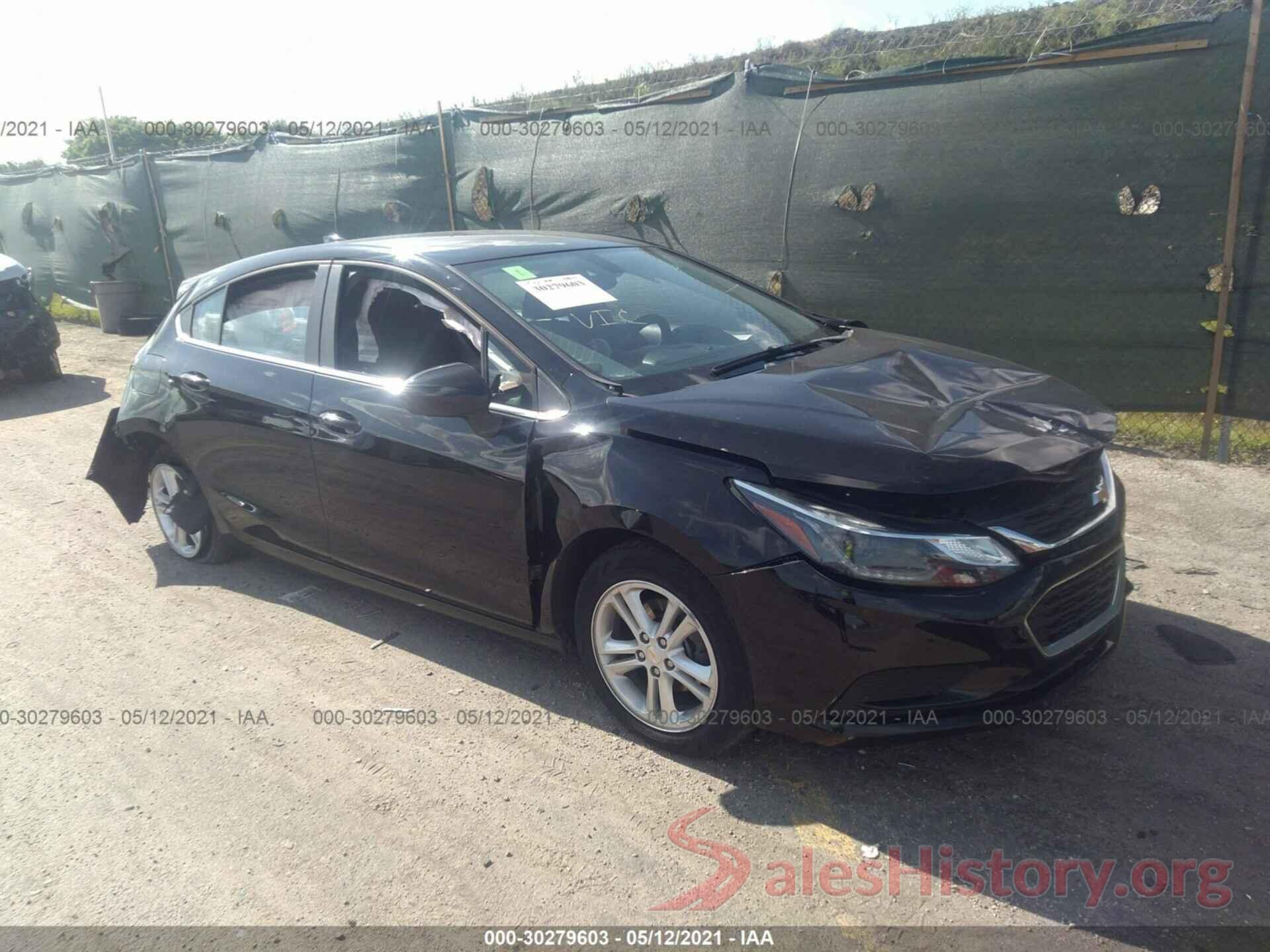 3G1BE6SMXJS587873 2018 CHEVROLET CRUZE