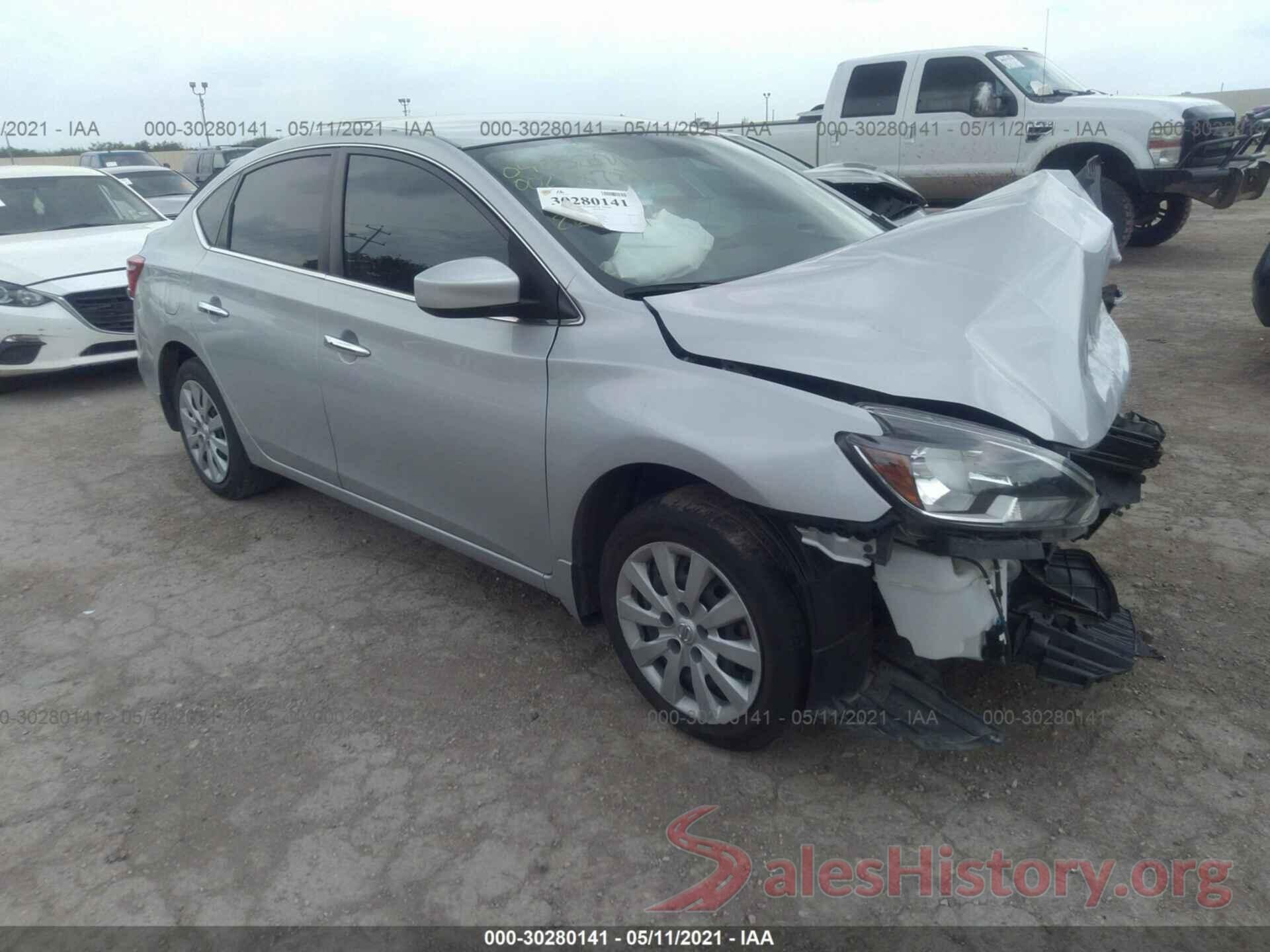 3N1AB7AP9HY261277 2017 NISSAN SENTRA