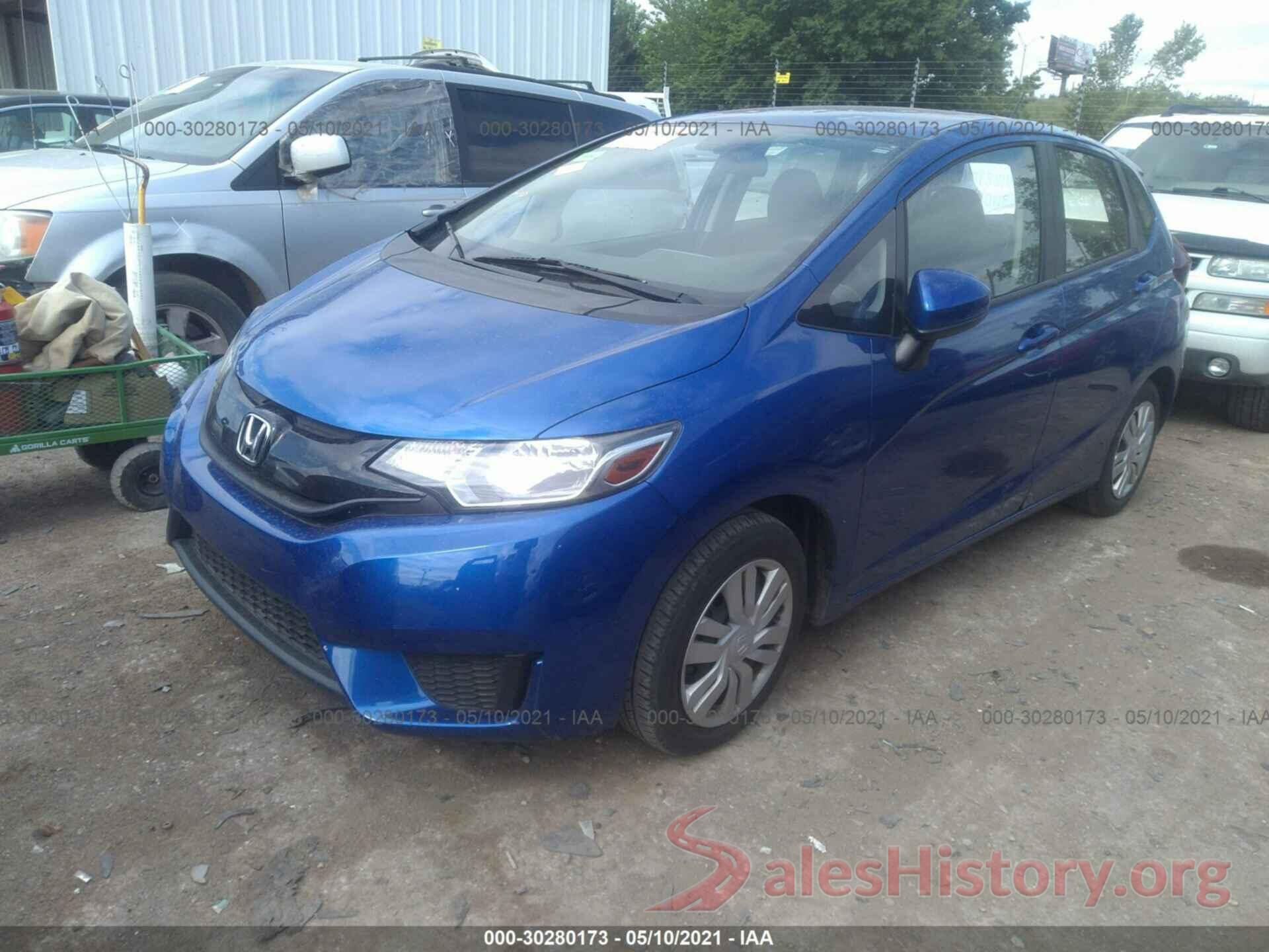 JHMGK5H54GX023593 2016 HONDA FIT