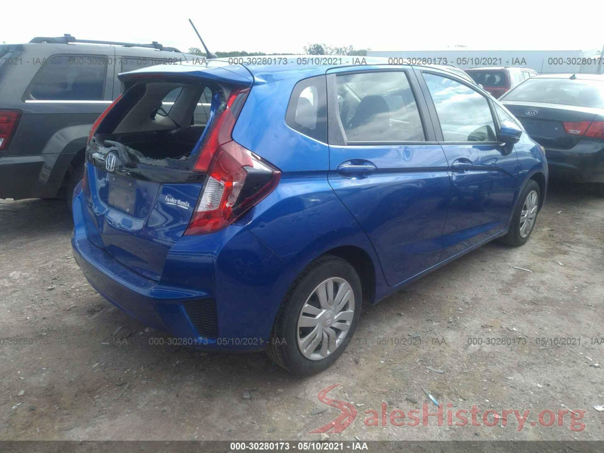 JHMGK5H54GX023593 2016 HONDA FIT