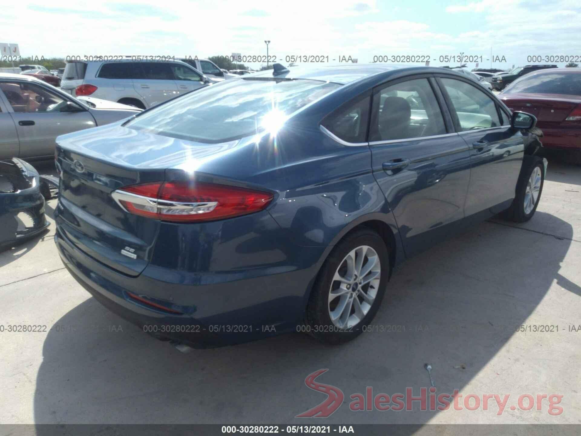 3FA6P0HD9KR231498 2019 FORD FUSION