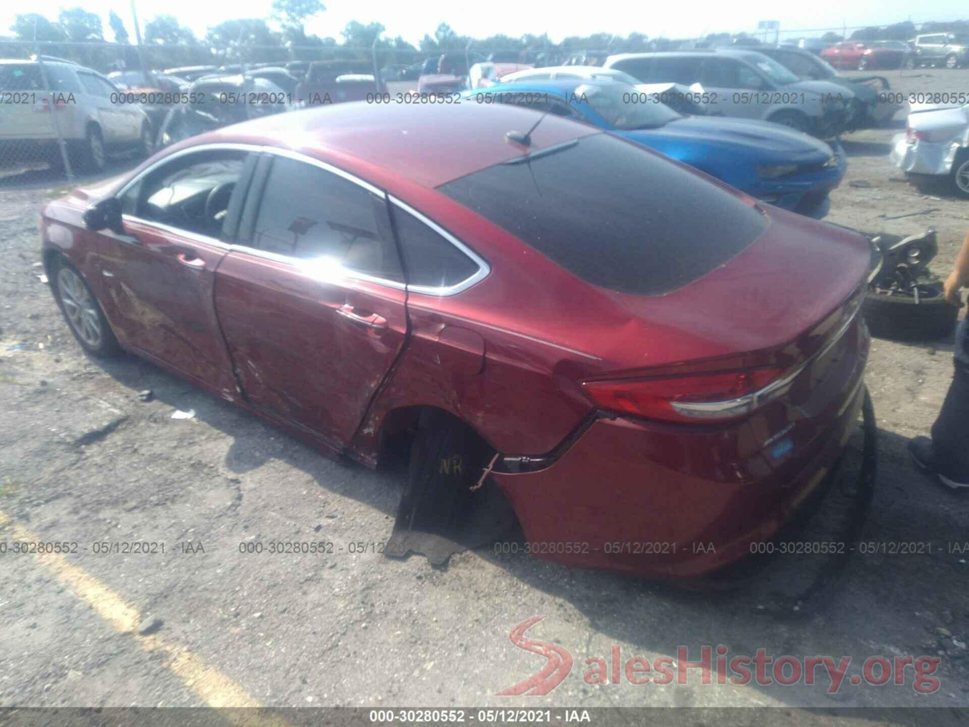 3FA6P0HD9HR320934 2017 FORD FUSION