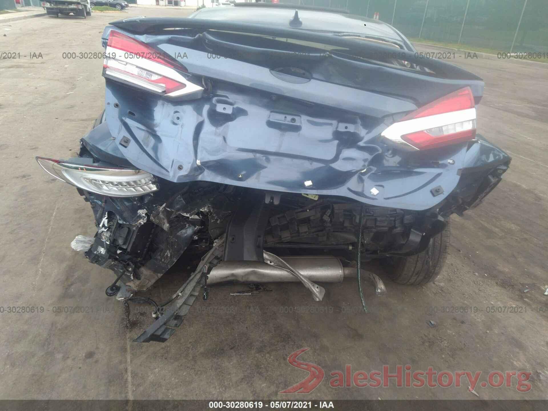 3FA6P0RU6KR106540 2019 FORD FUSION HYBRID