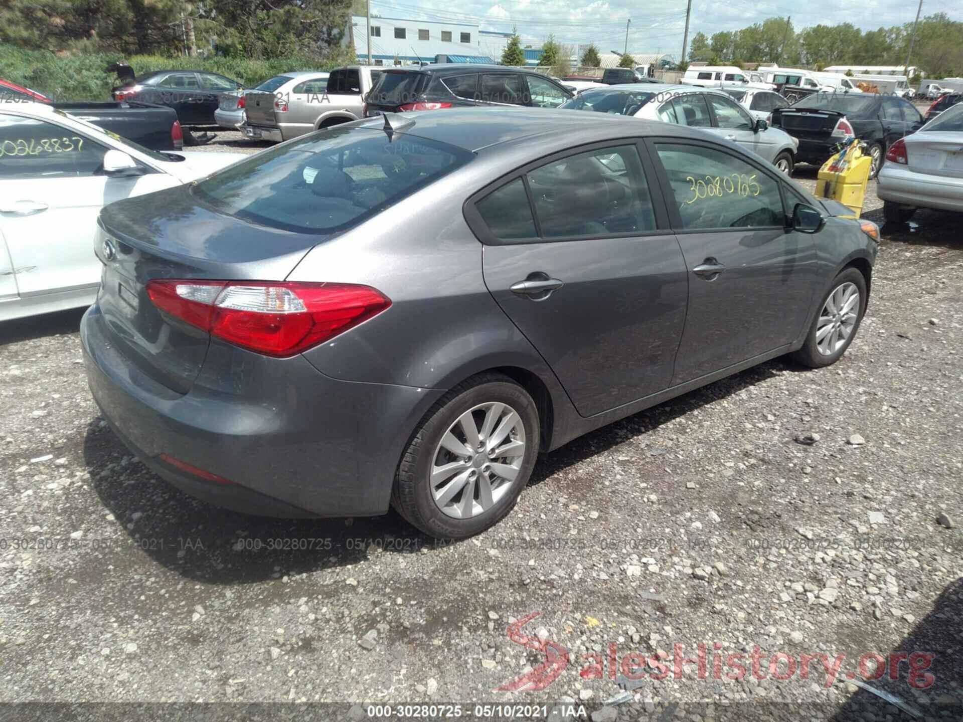 KNAFX4A62G5564842 2016 KIA FORTE