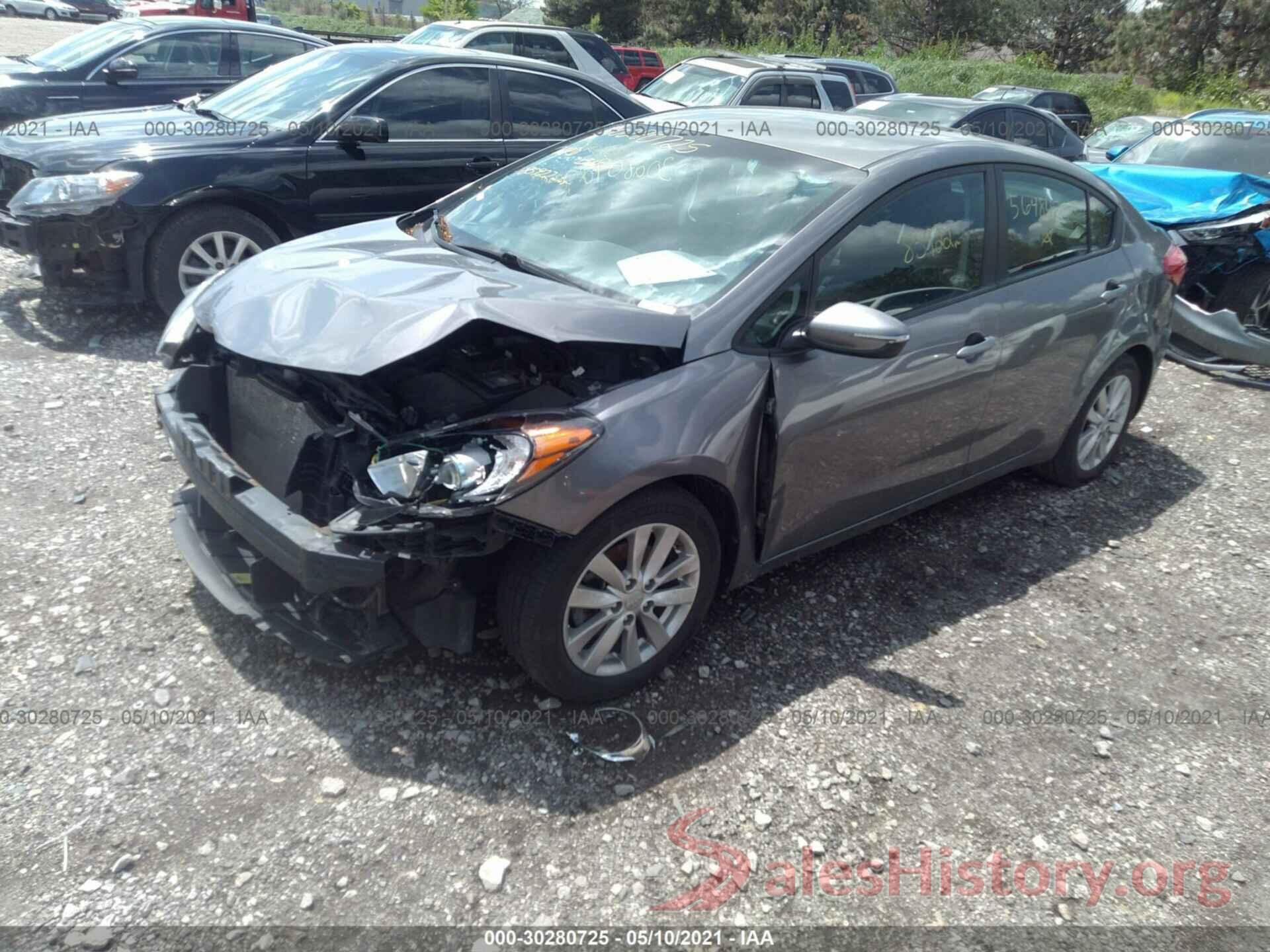 KNAFX4A62G5564842 2016 KIA FORTE