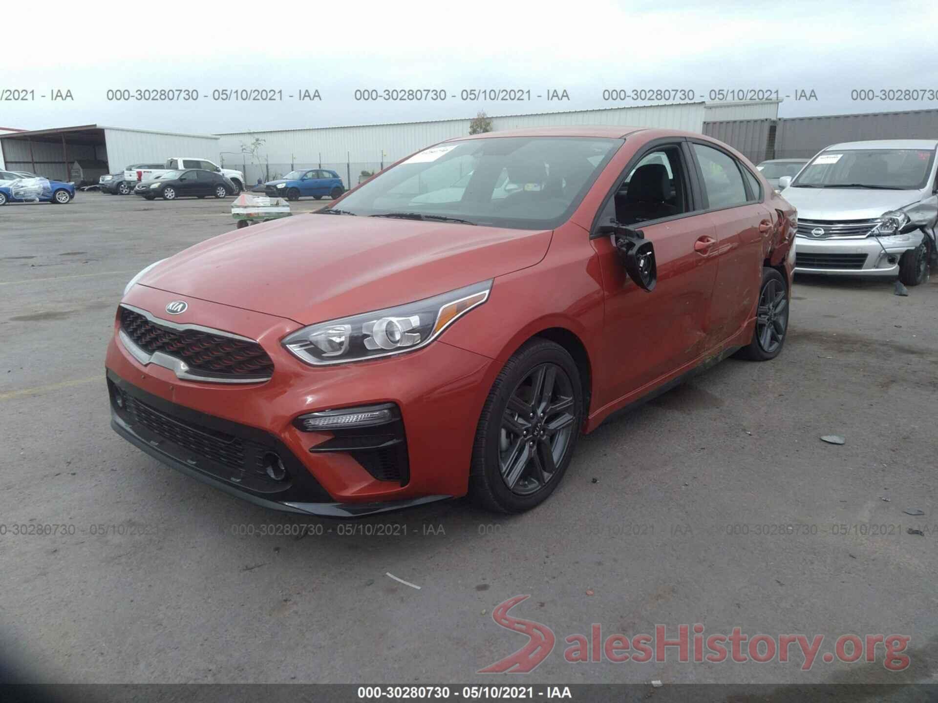 3KPF34AD9ME284686 2021 KIA FORTE