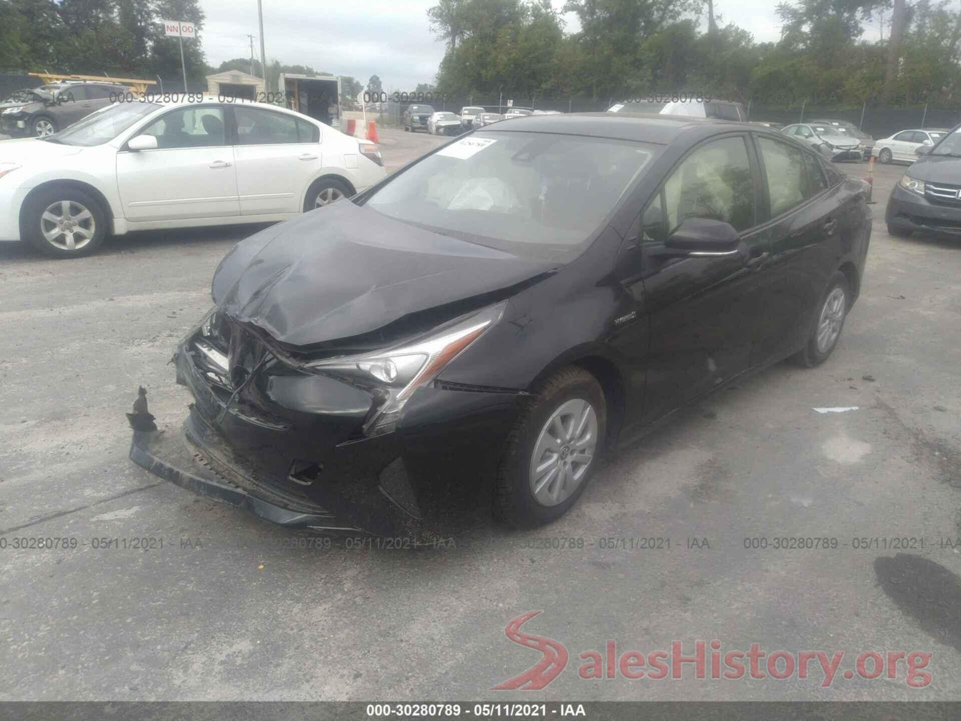 JTDKBRFUXH3547840 2017 TOYOTA PRIUS