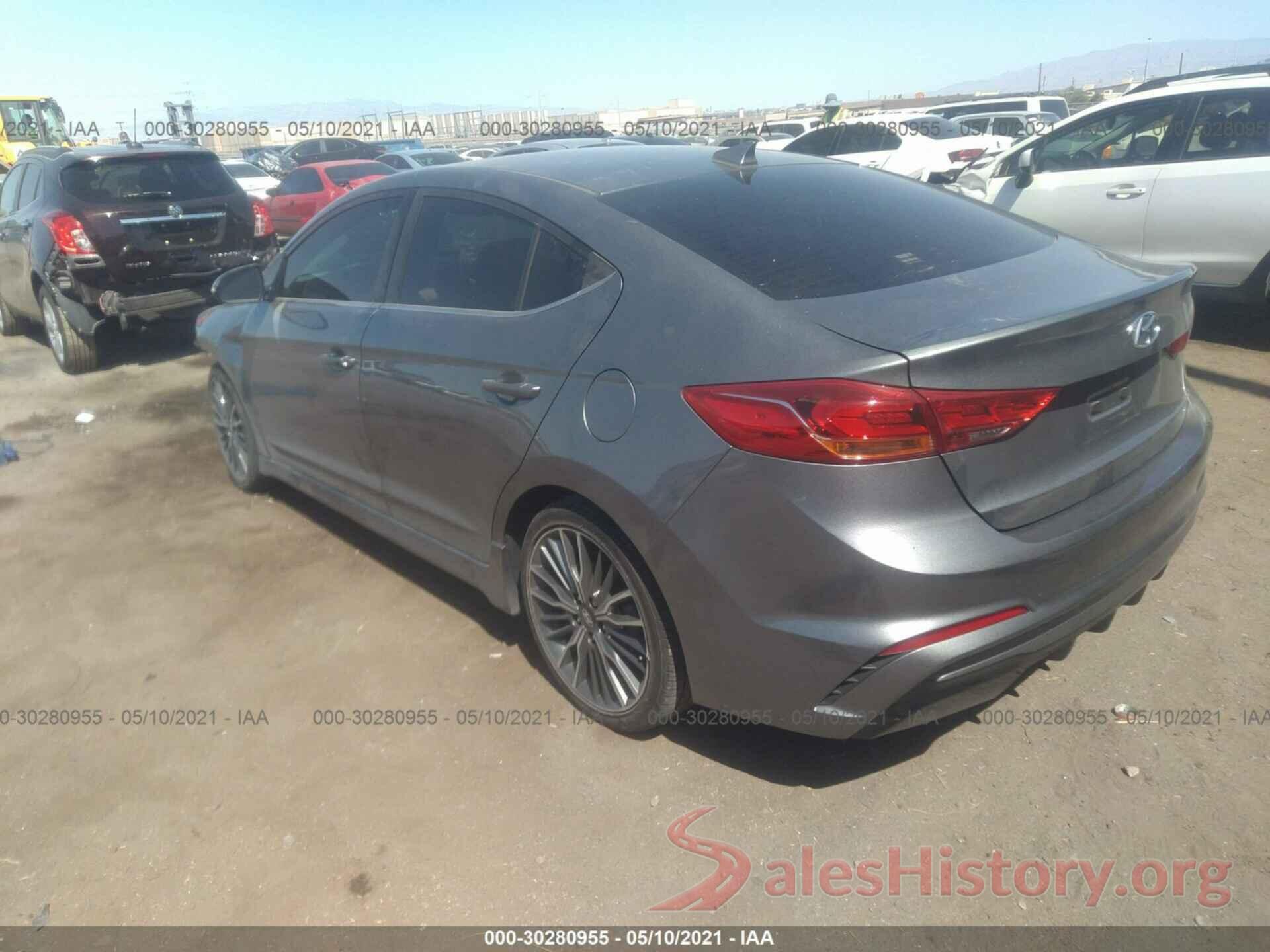 KMHD04LB2JU555009 2018 HYUNDAI ELANTRA