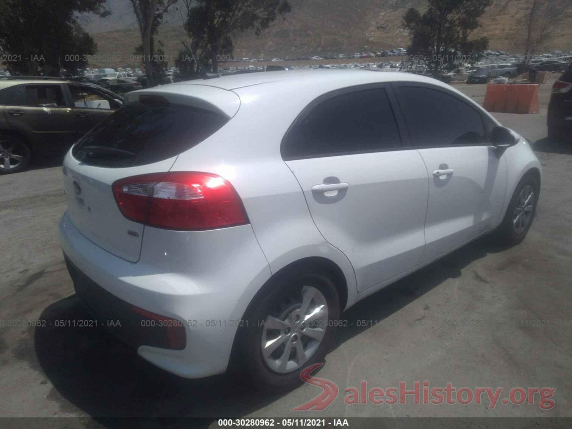 KNADM5A39G6699516 2016 KIA RIO