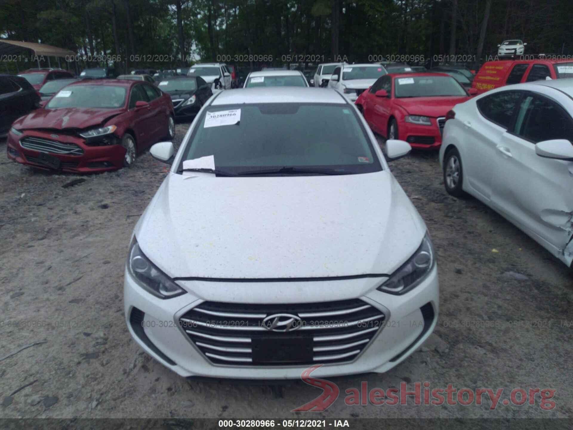 5NPD74LF8JH257321 2018 HYUNDAI ELANTRA