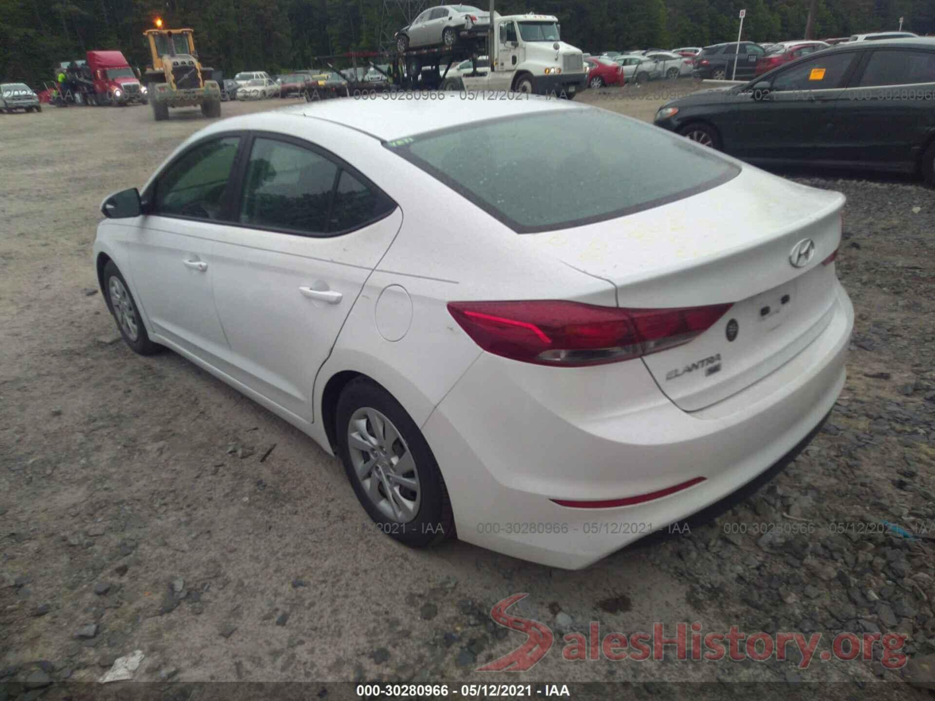 5NPD74LF8JH257321 2018 HYUNDAI ELANTRA