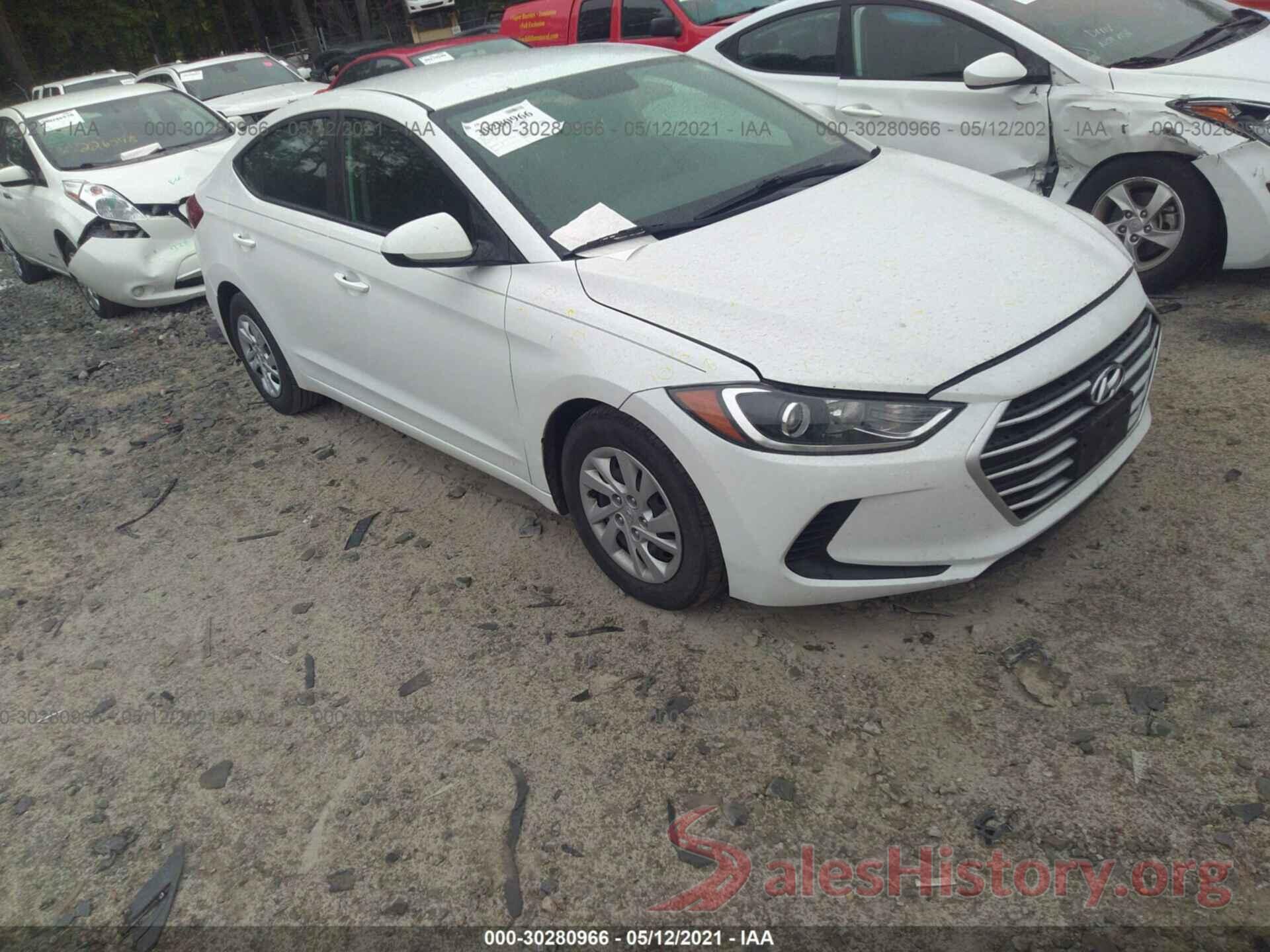 5NPD74LF8JH257321 2018 HYUNDAI ELANTRA