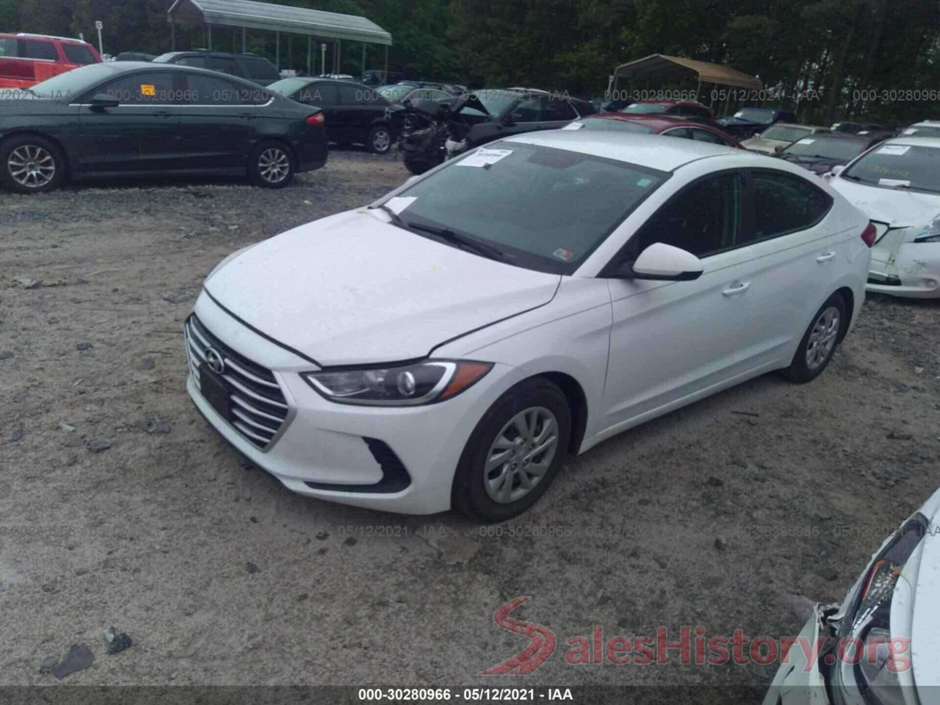 5NPD74LF8JH257321 2018 HYUNDAI ELANTRA