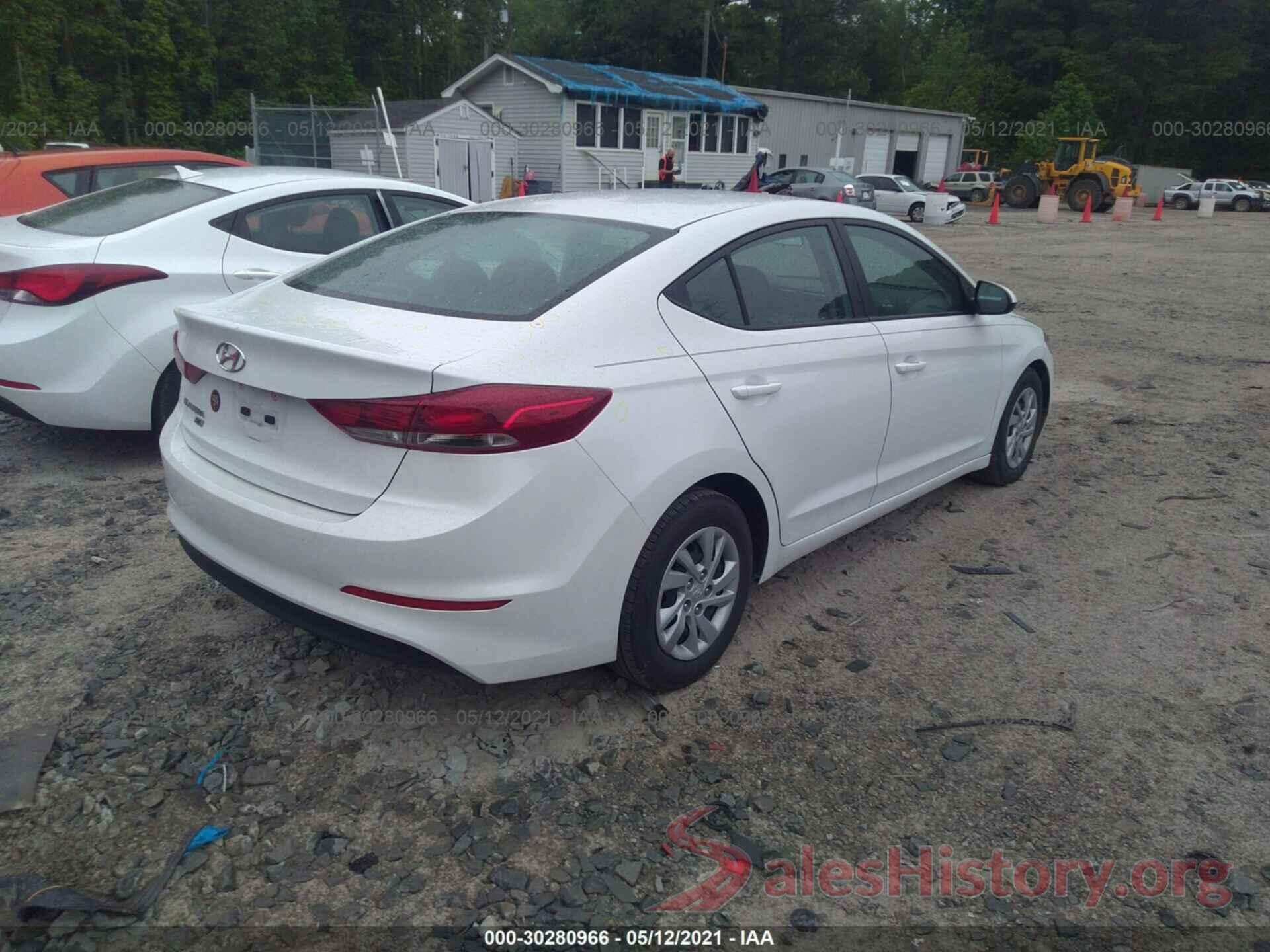 5NPD74LF8JH257321 2018 HYUNDAI ELANTRA