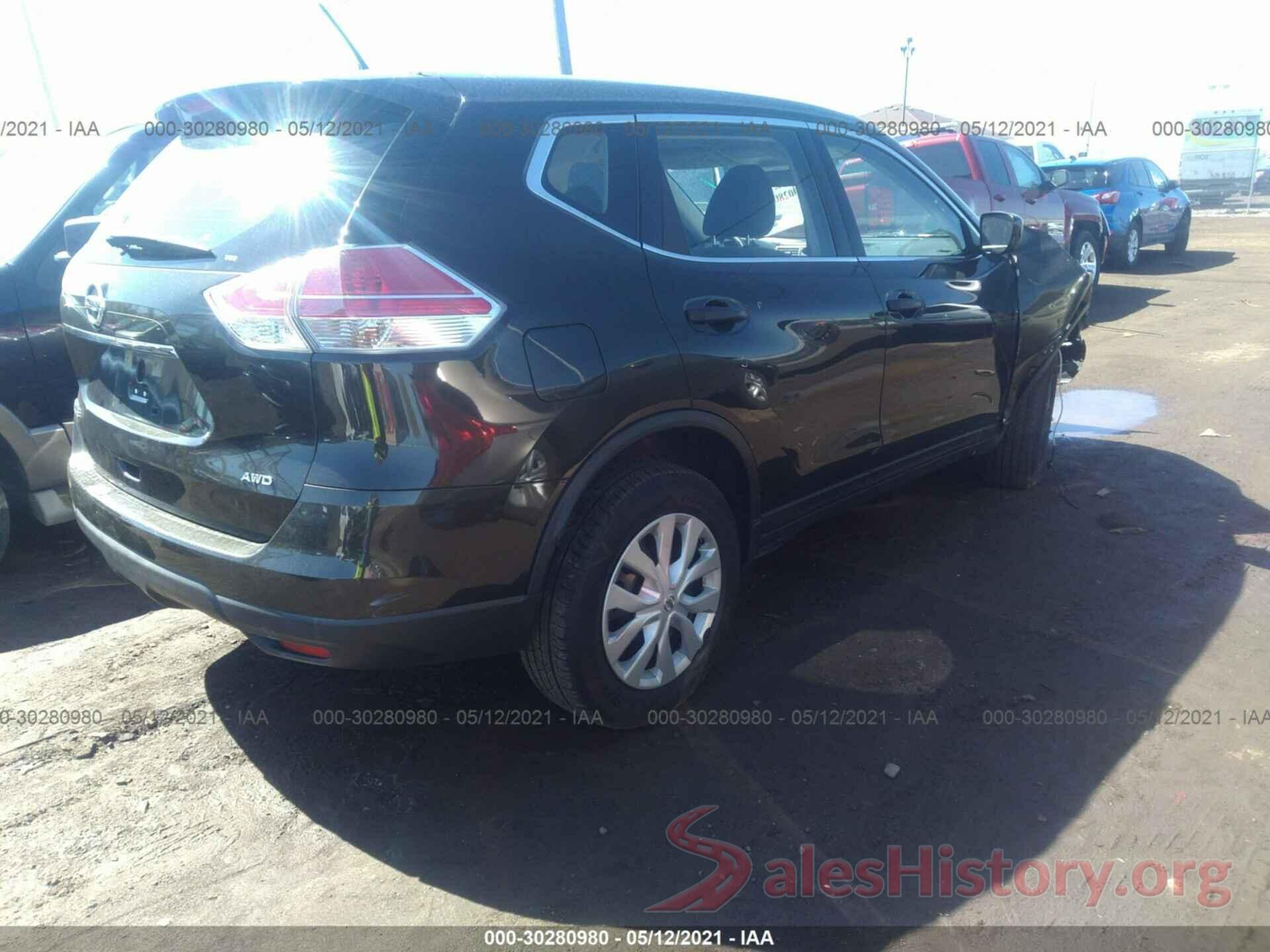 KNMAT2MV8GP685461 2016 NISSAN ROGUE