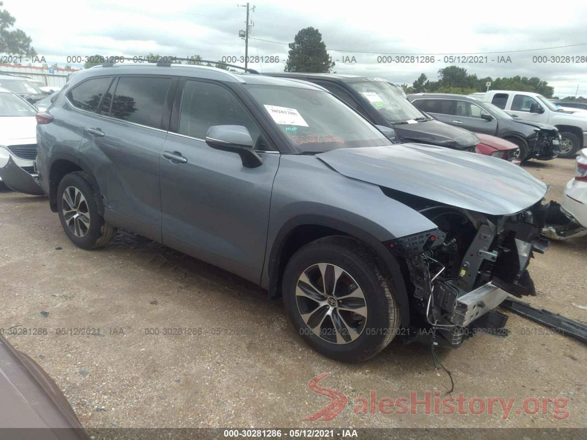 5TDGZRAH8LS013688 2020 TOYOTA HIGHLANDER