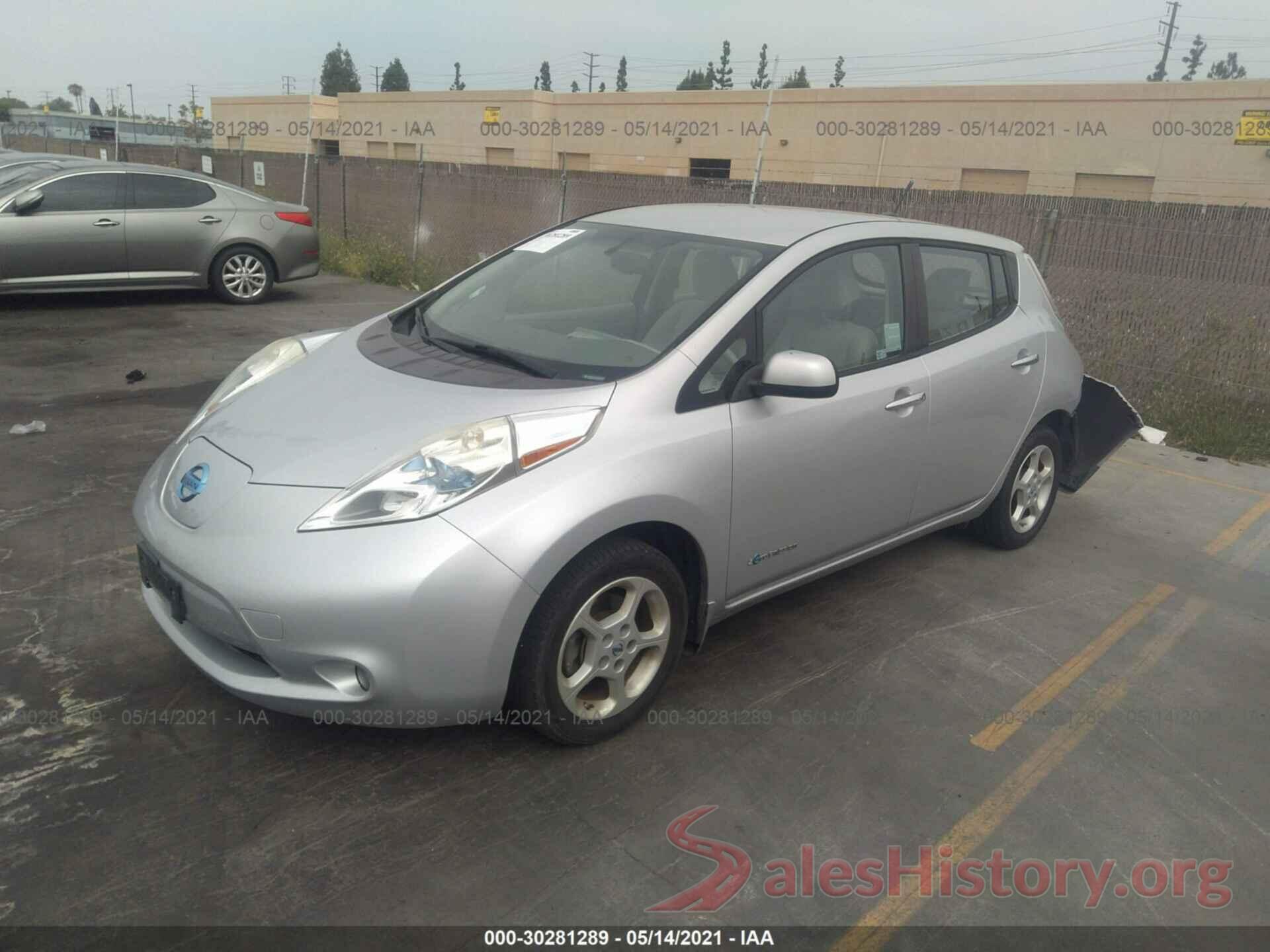 1N4AZ0CP3DC402477 2013 NISSAN LEAF