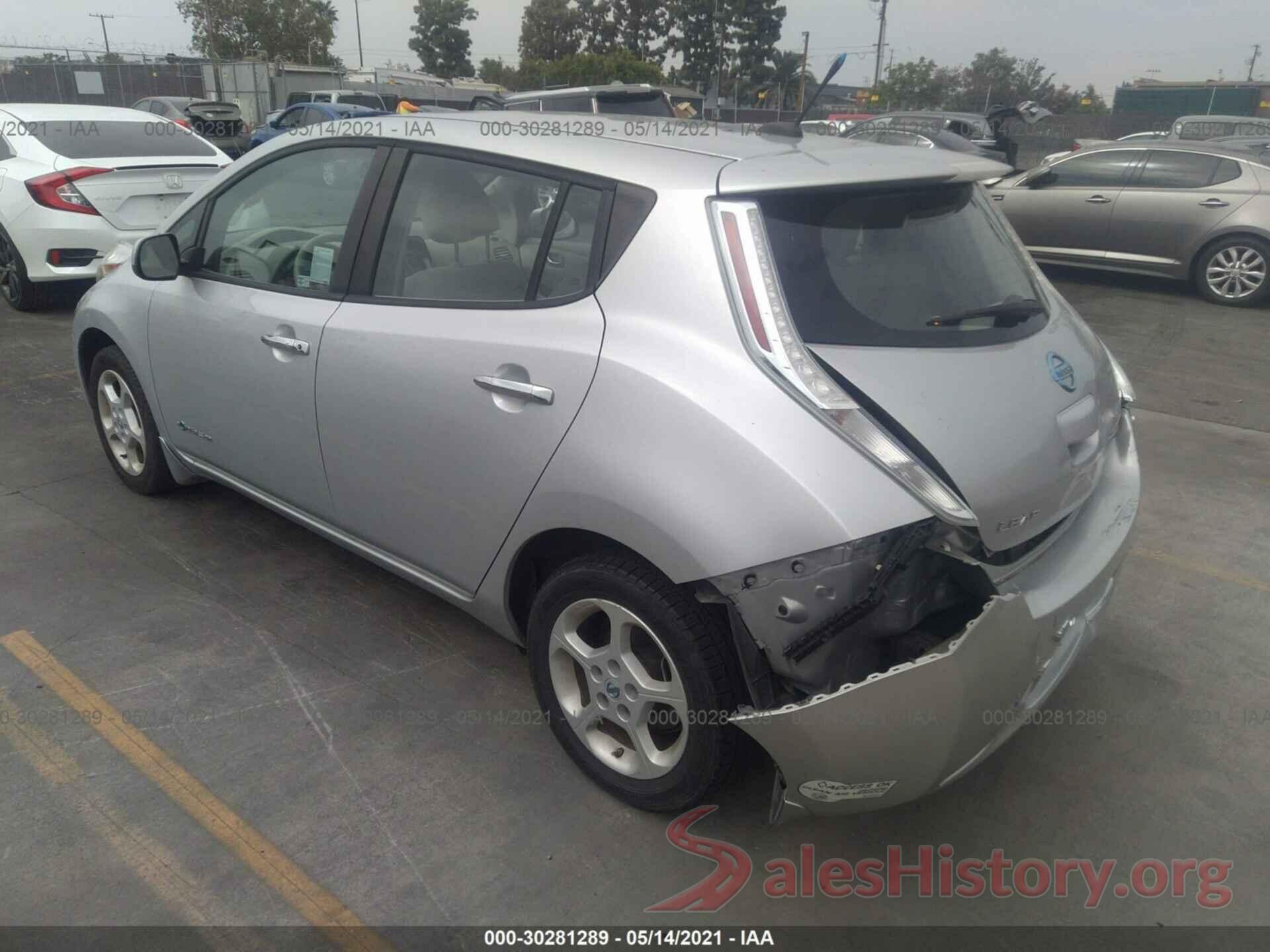 1N4AZ0CP3DC402477 2013 NISSAN LEAF