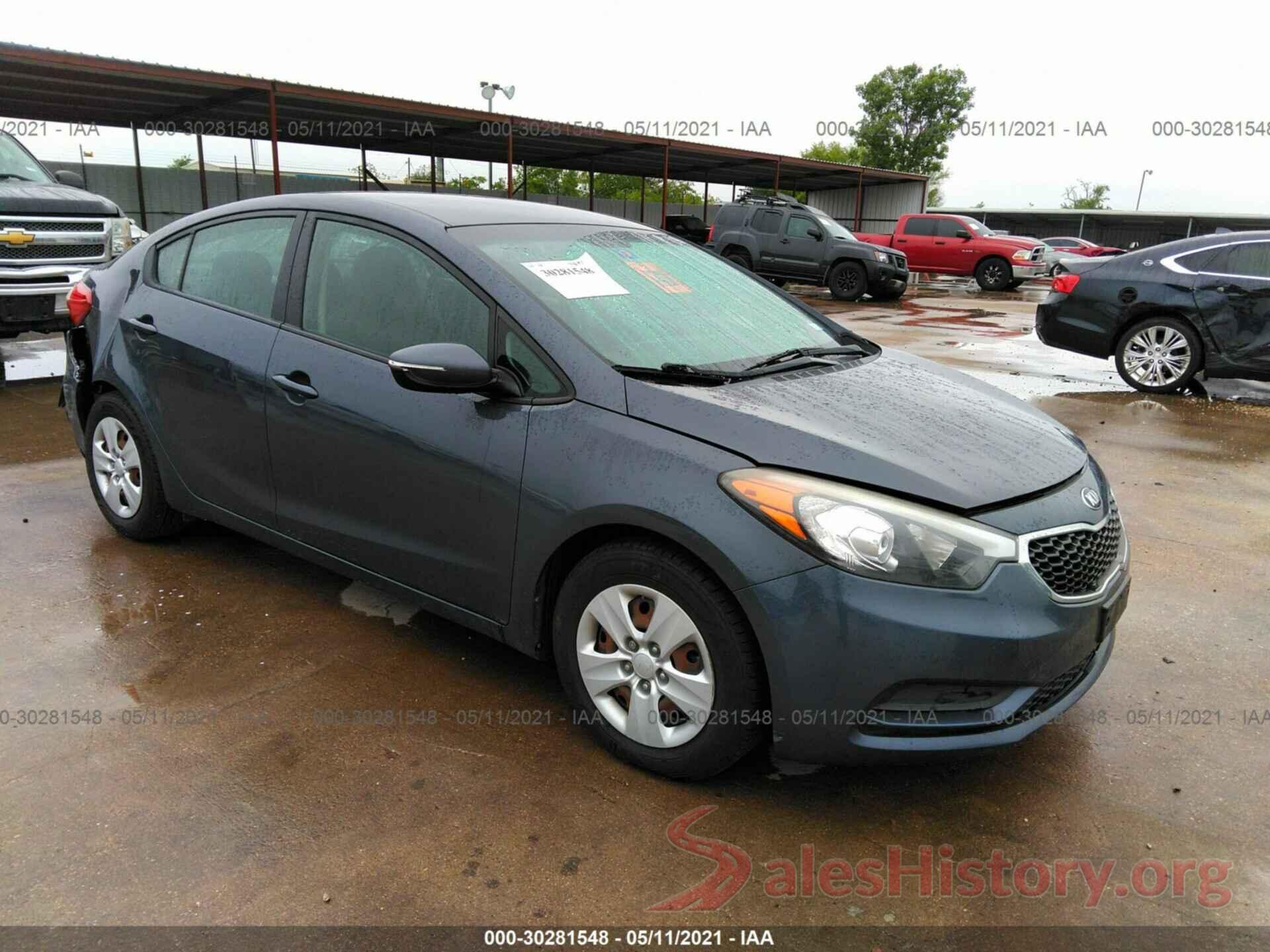 KNAFX4A61G5512604 2016 KIA FORTE