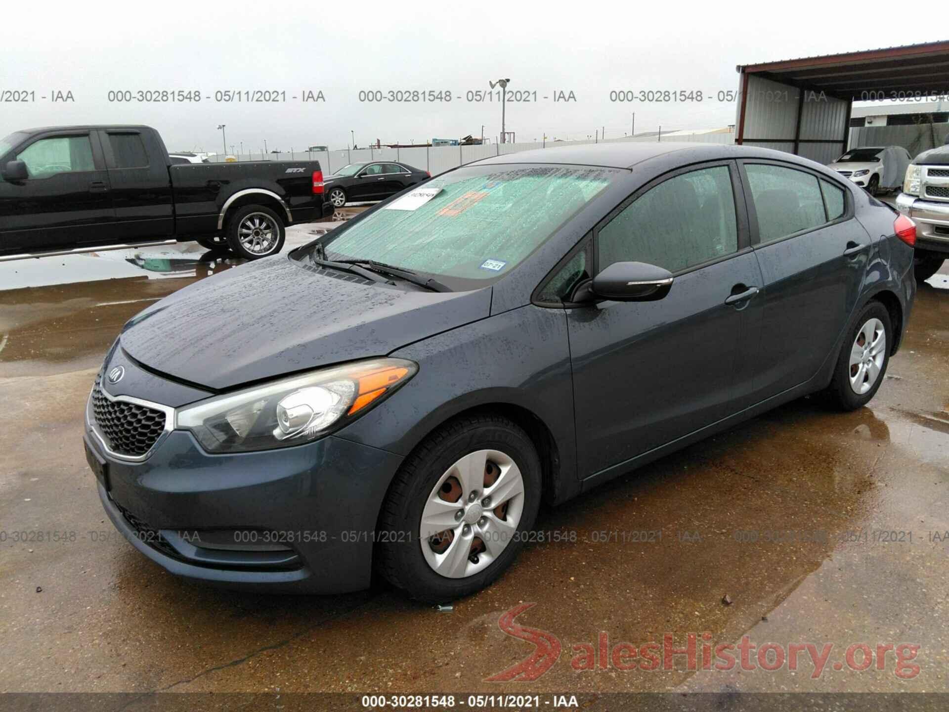 KNAFX4A61G5512604 2016 KIA FORTE