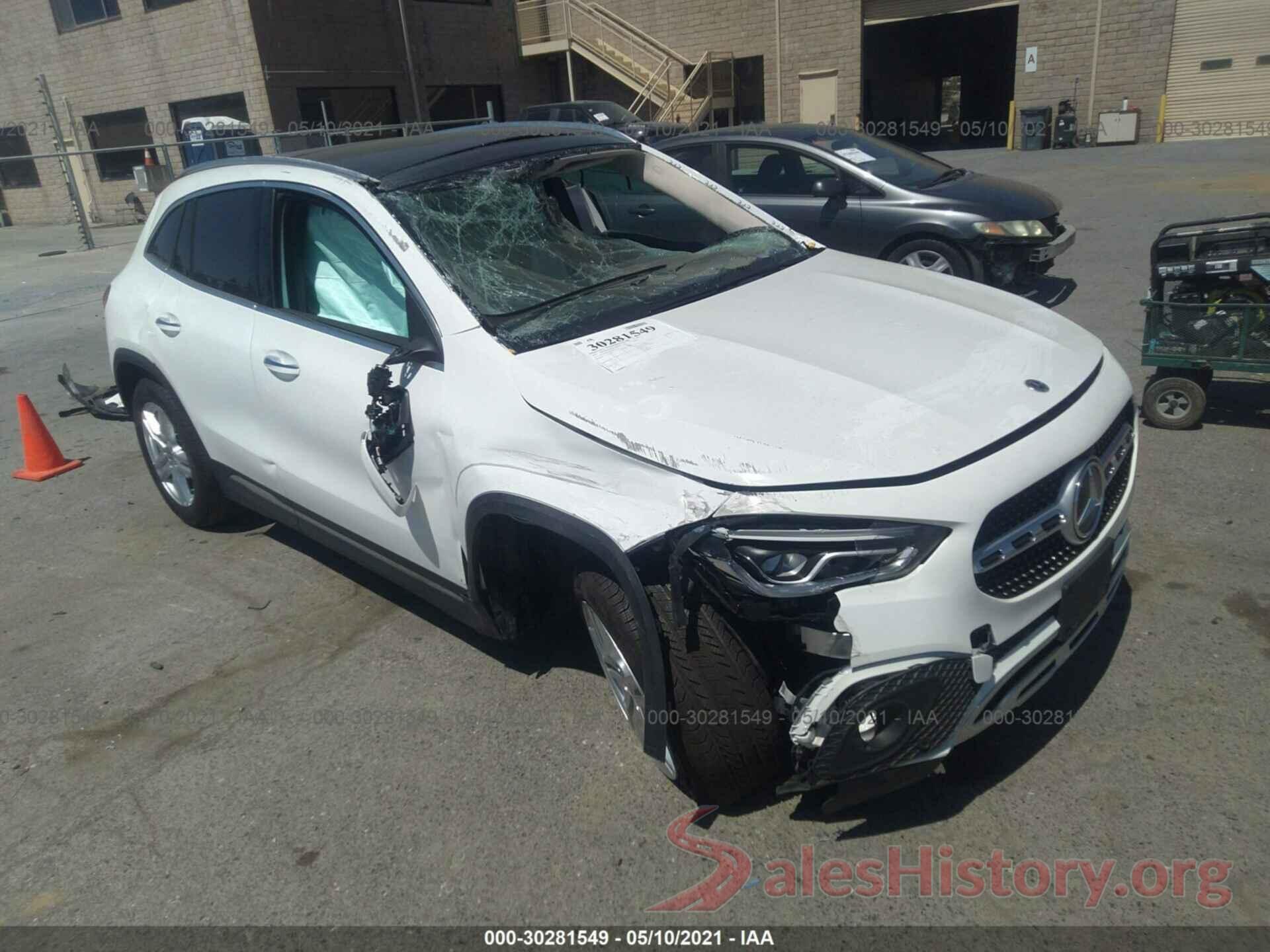 W1N4N4HB5MJ173313 2021 MERCEDES-BENZ GLA