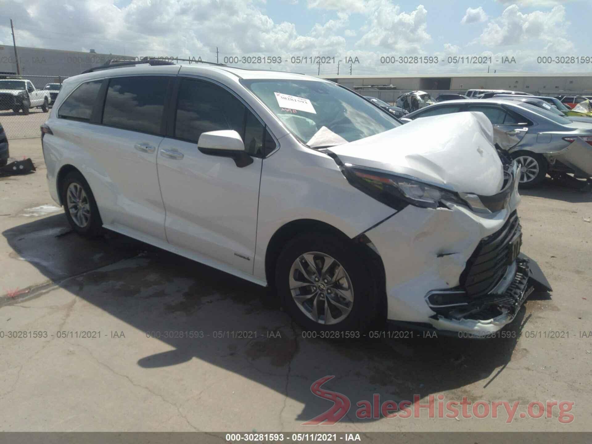 5TDYRKEC3MS015649 2021 TOYOTA SIENNA