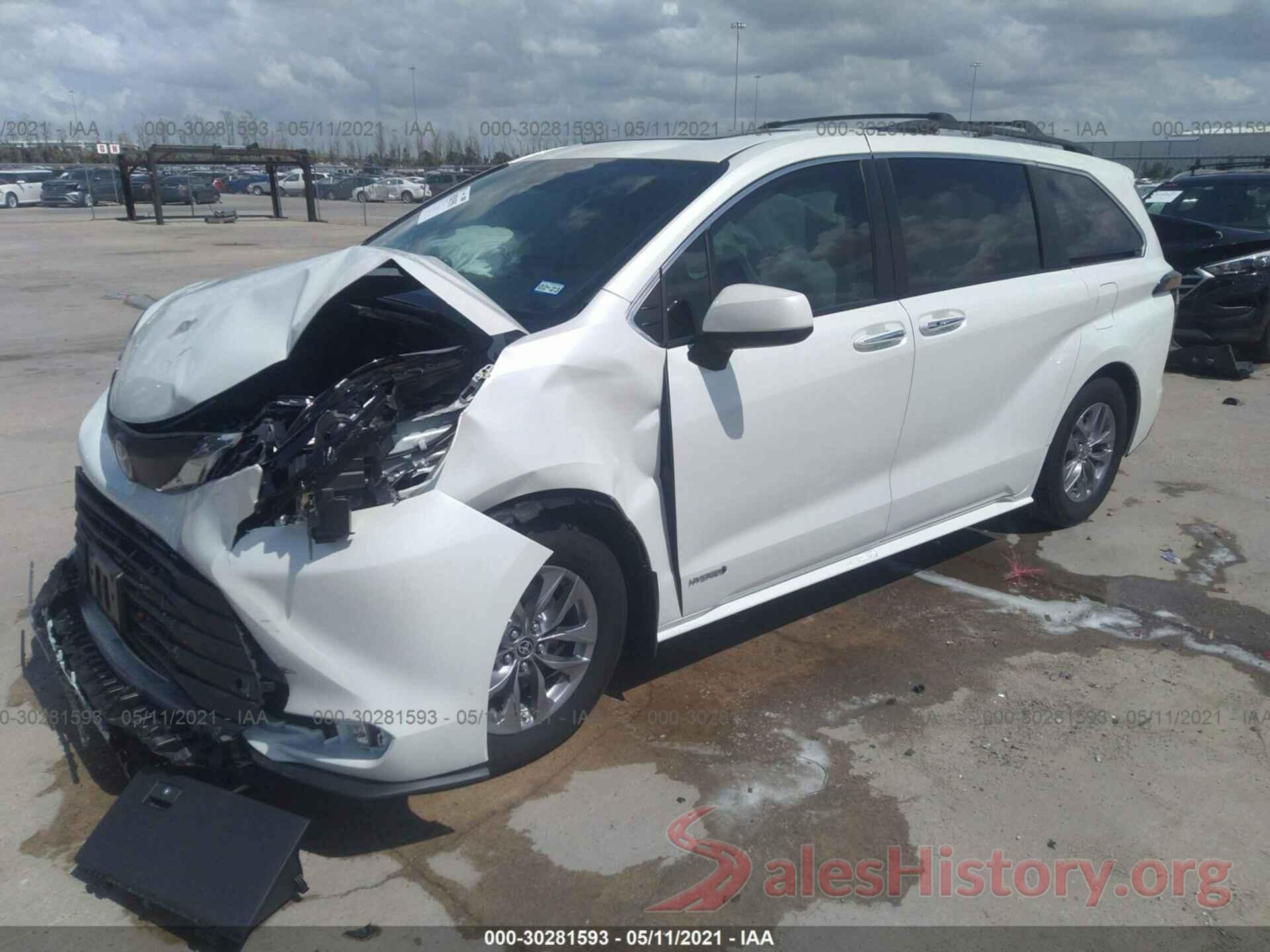 5TDYRKEC3MS015649 2021 TOYOTA SIENNA