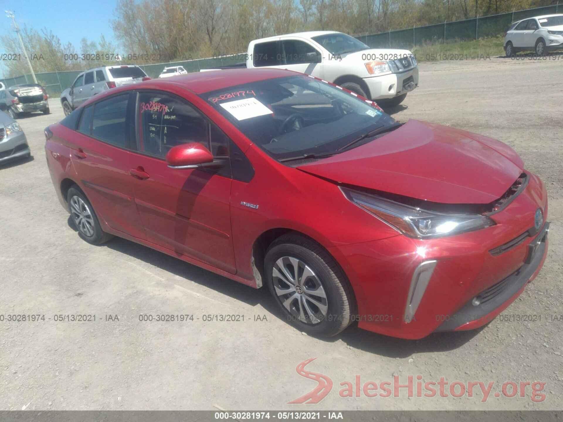 JTDL9MFU3M3023099 2021 TOYOTA PRIUS