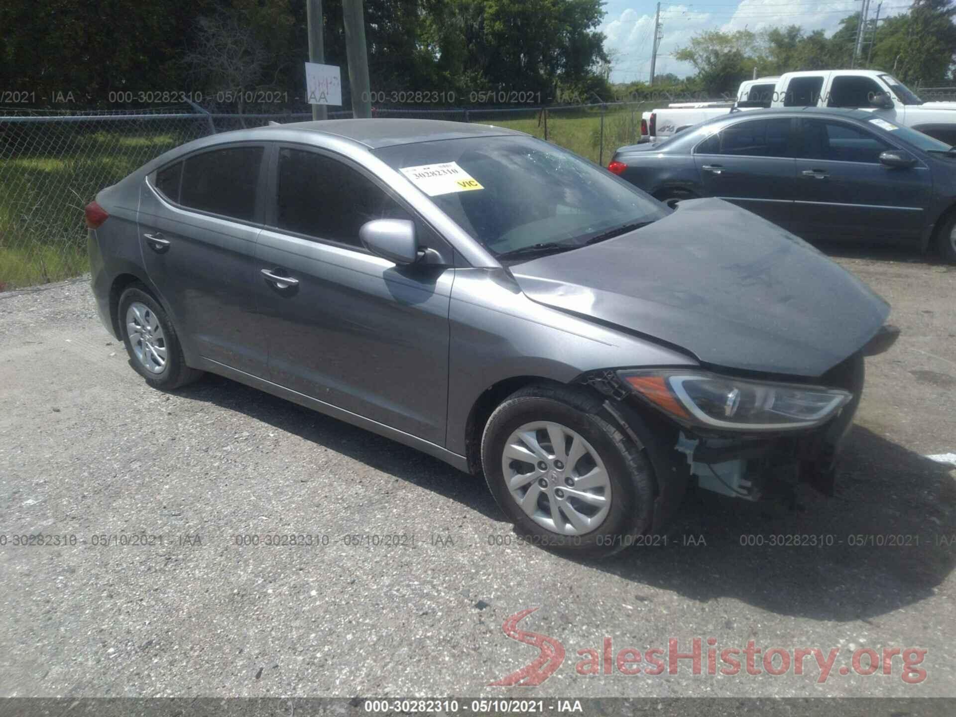 KMHD74LF9HU396126 2017 HYUNDAI ELANTRA