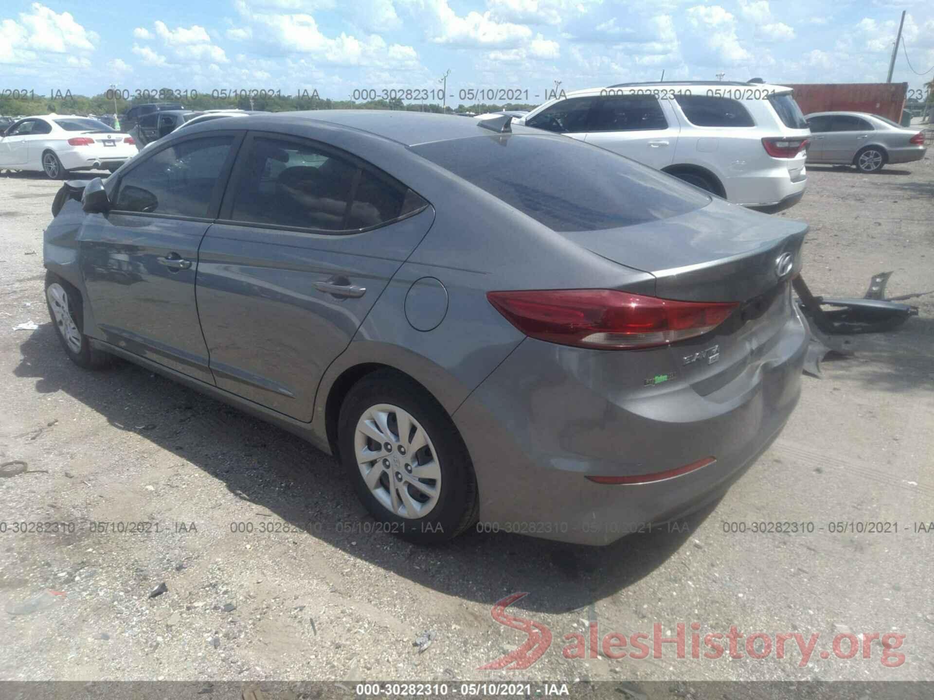 KMHD74LF9HU396126 2017 HYUNDAI ELANTRA