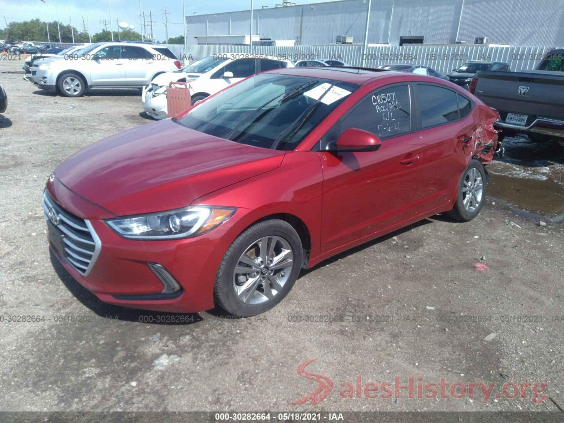 KMHD84LFXHU302218 2017 HYUNDAI ELANTRA