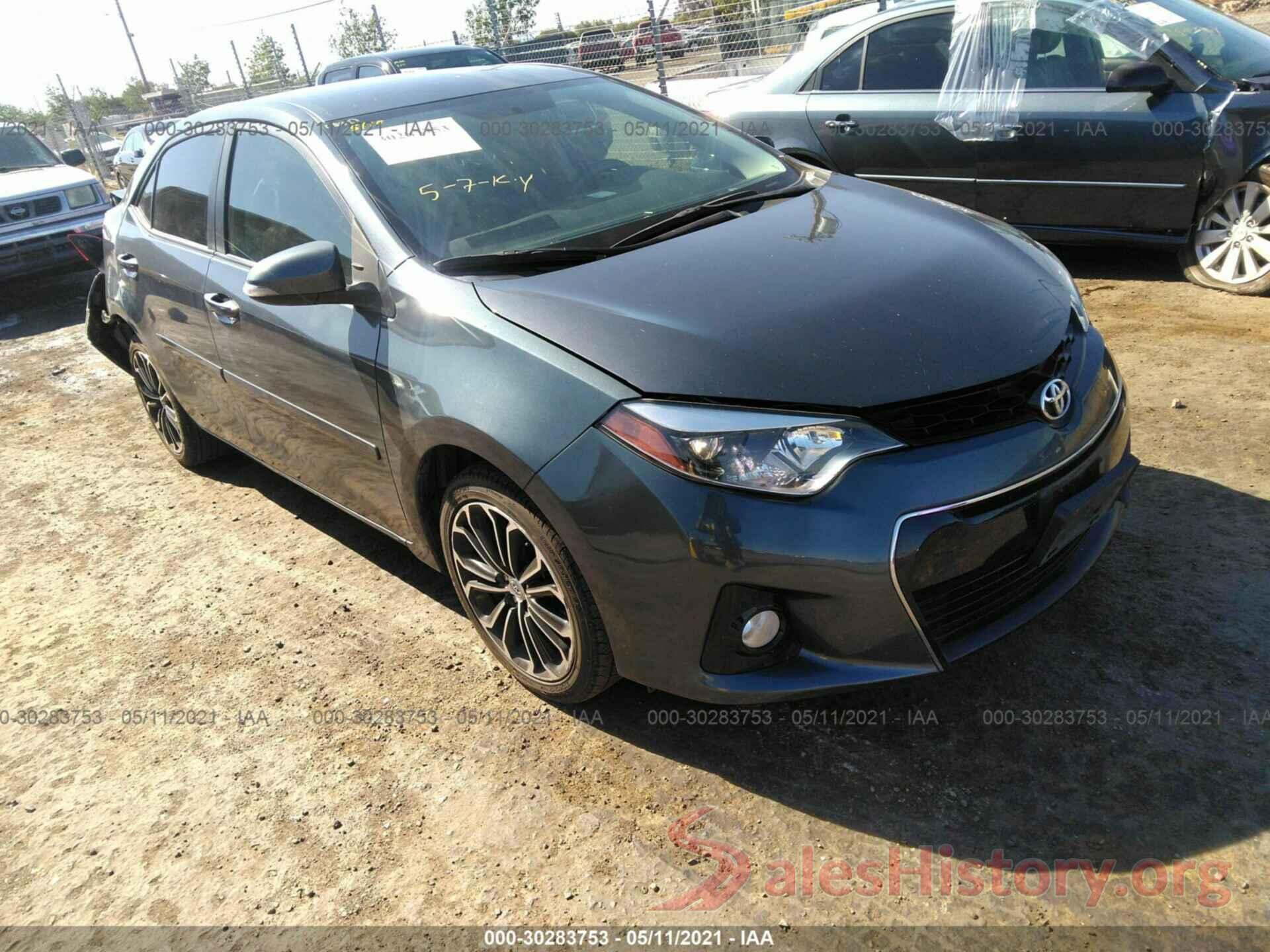 5YFBURHE0GP446098 2016 TOYOTA COROLLA