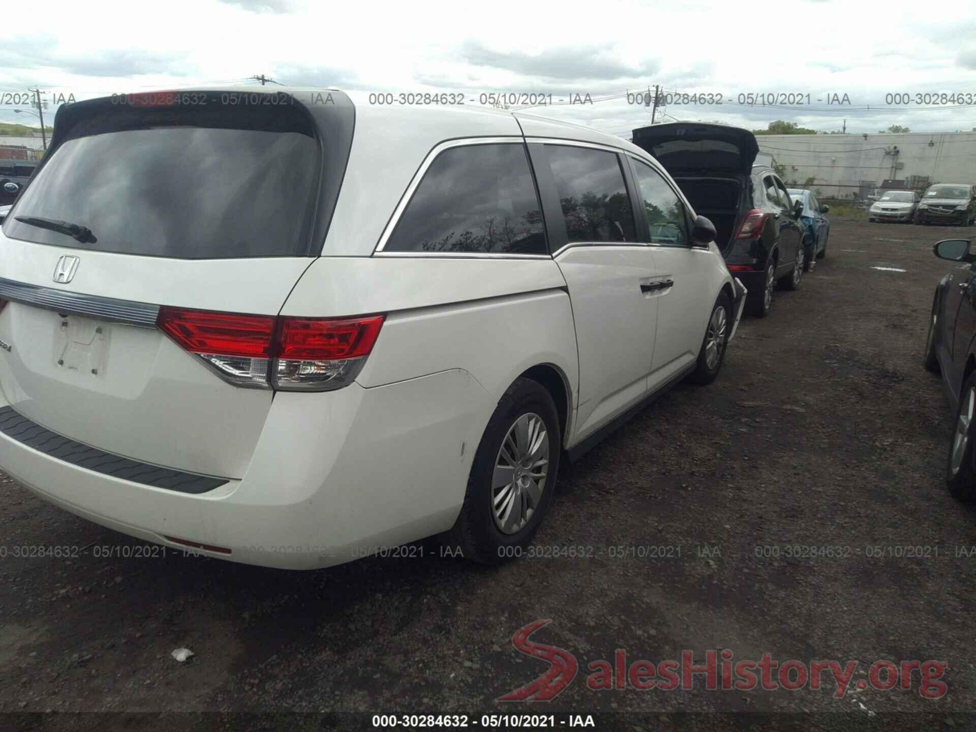 5FNRL5H26GB043710 2016 HONDA ODYSSEY