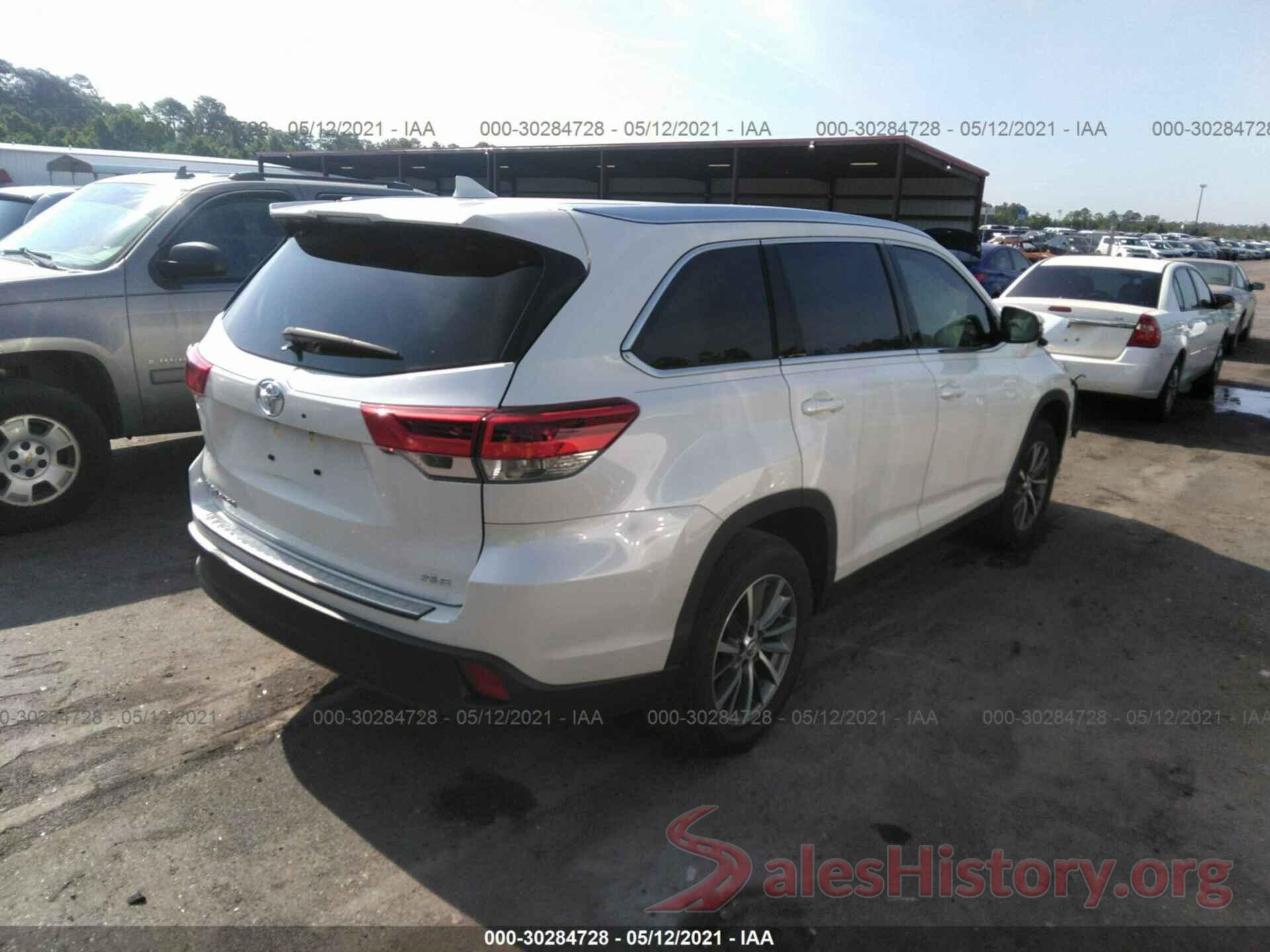 5TDKZRFH6KS359000 2019 TOYOTA HIGHLANDER