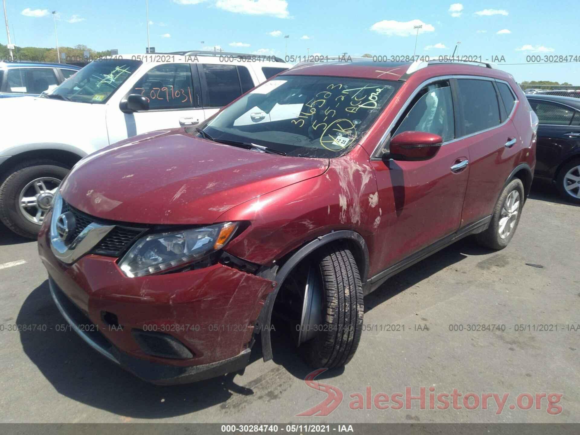 5N1AT2MV4GC877981 2016 NISSAN ROGUE