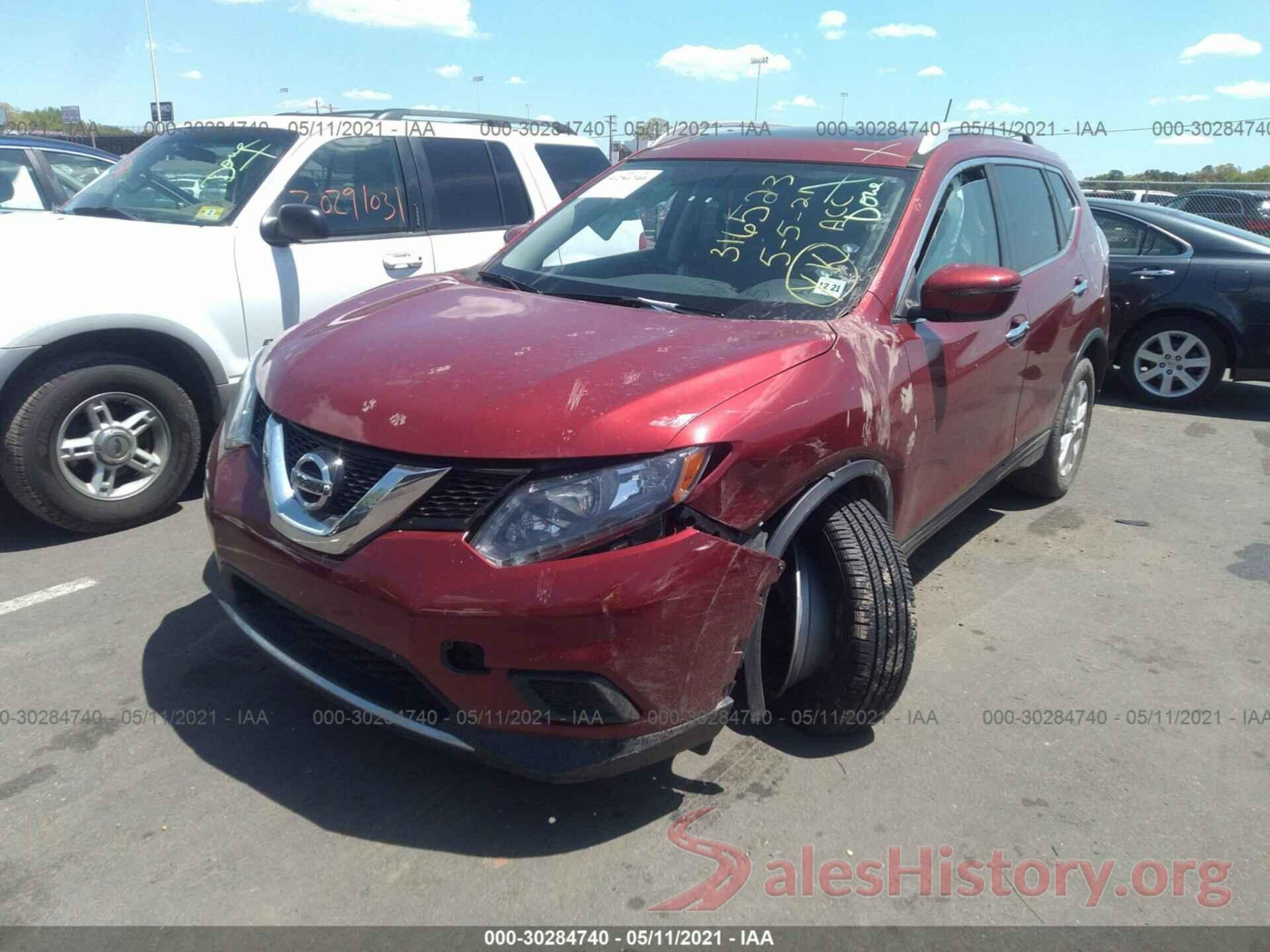 5N1AT2MV4GC877981 2016 NISSAN ROGUE