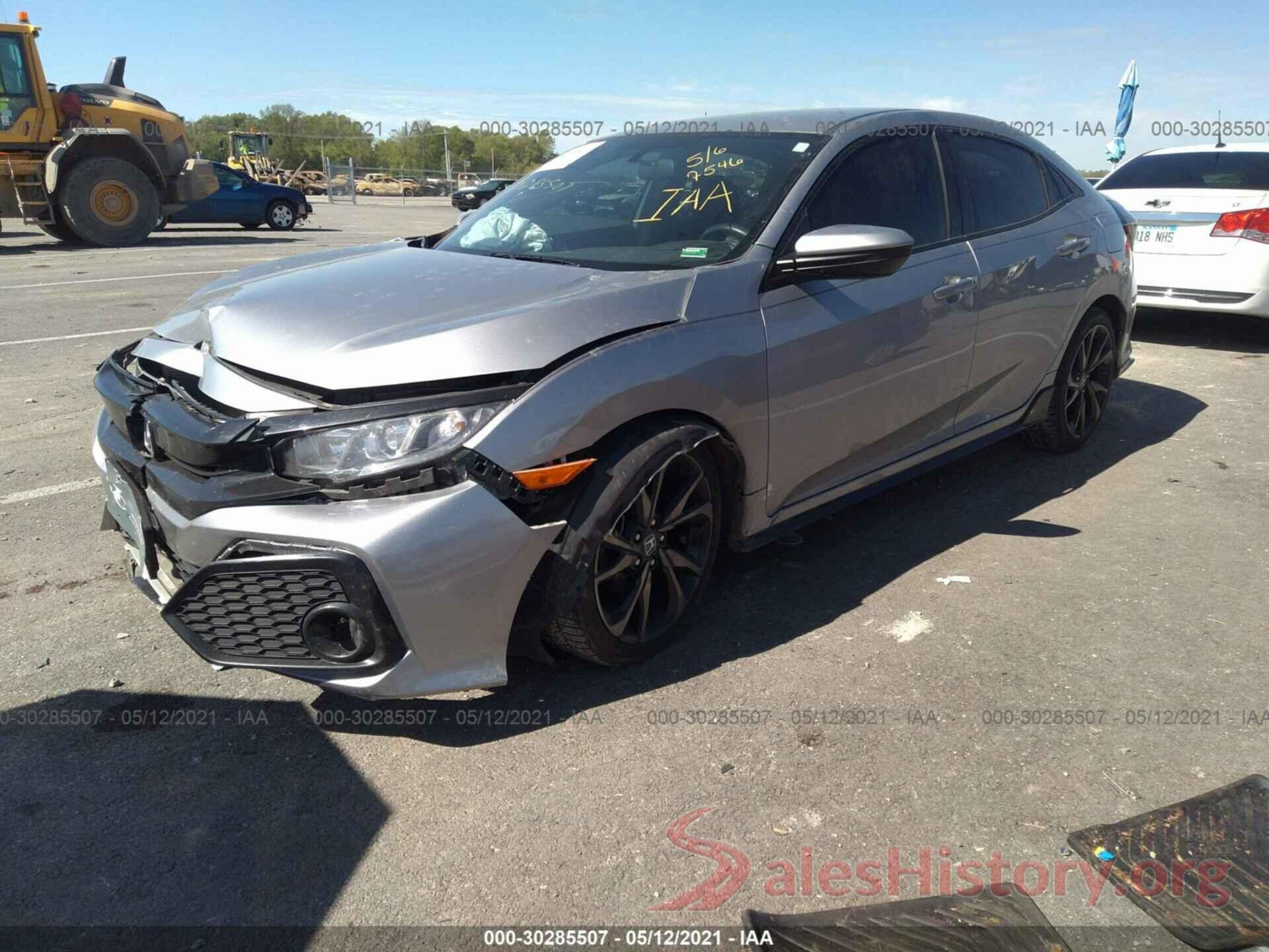 SHHFK7H49HU217546 2017 HONDA CIVIC HATCHBACK