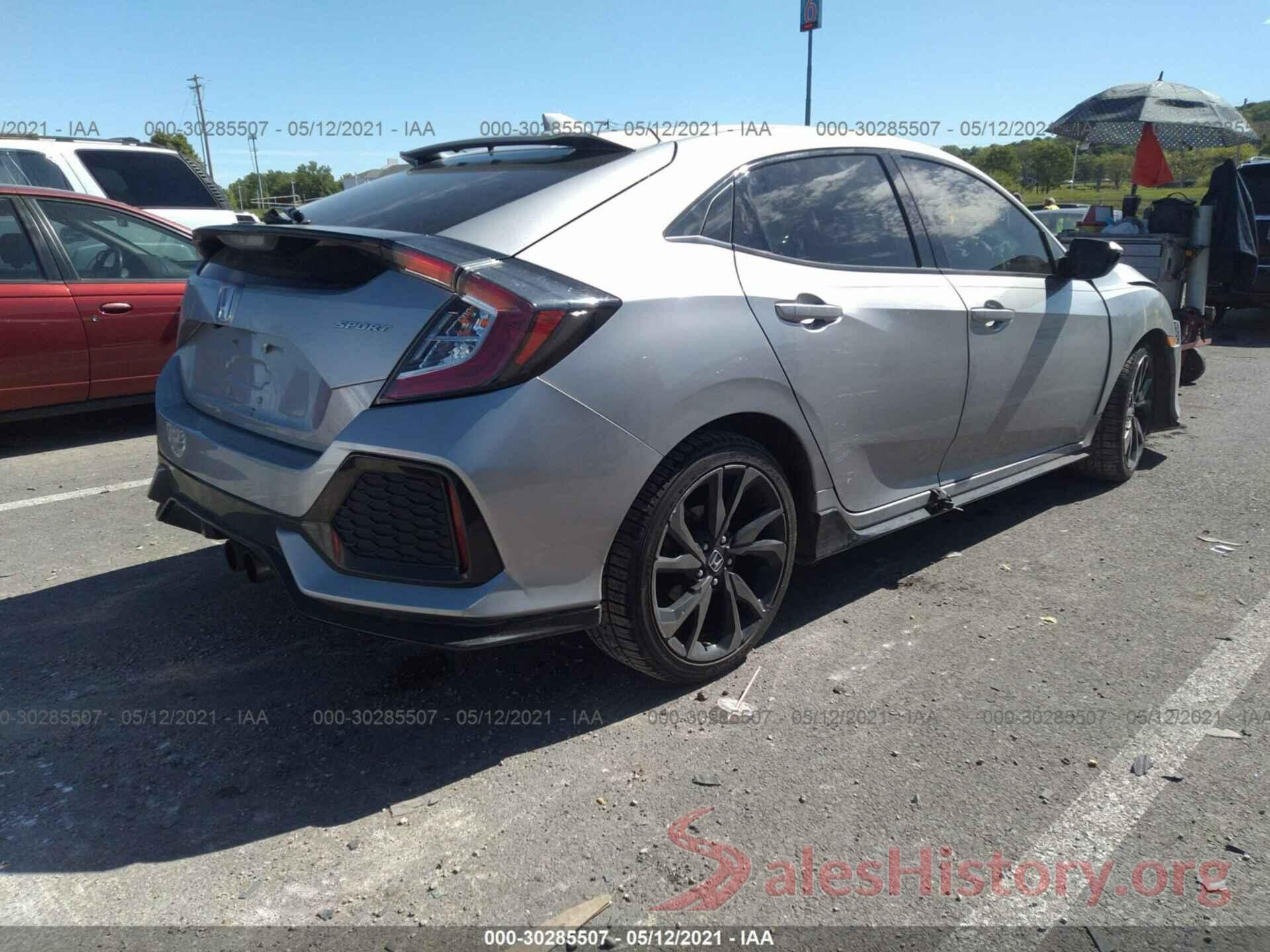 SHHFK7H49HU217546 2017 HONDA CIVIC HATCHBACK