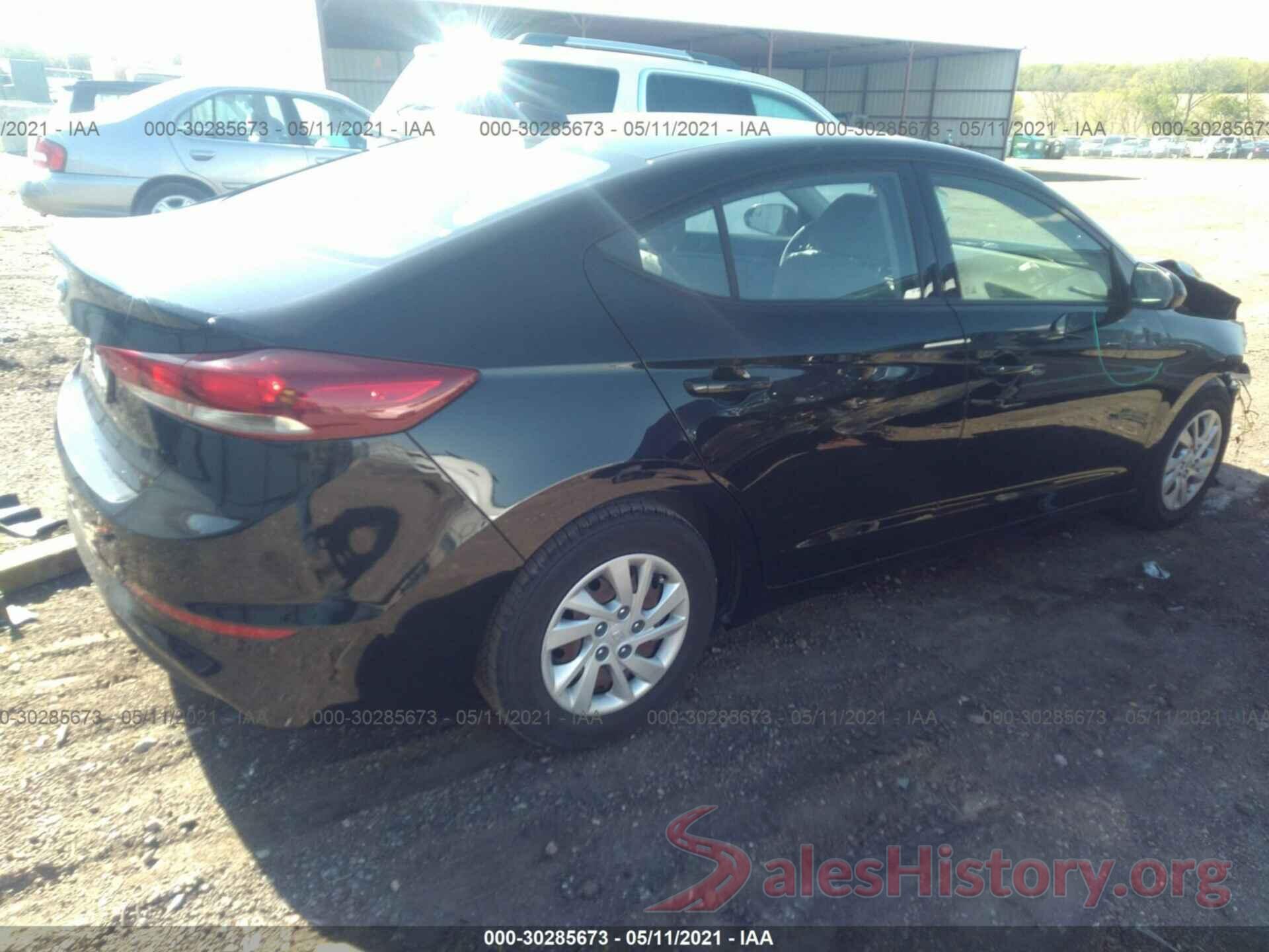 5NPD74LF3HH154270 2017 HYUNDAI ELANTRA