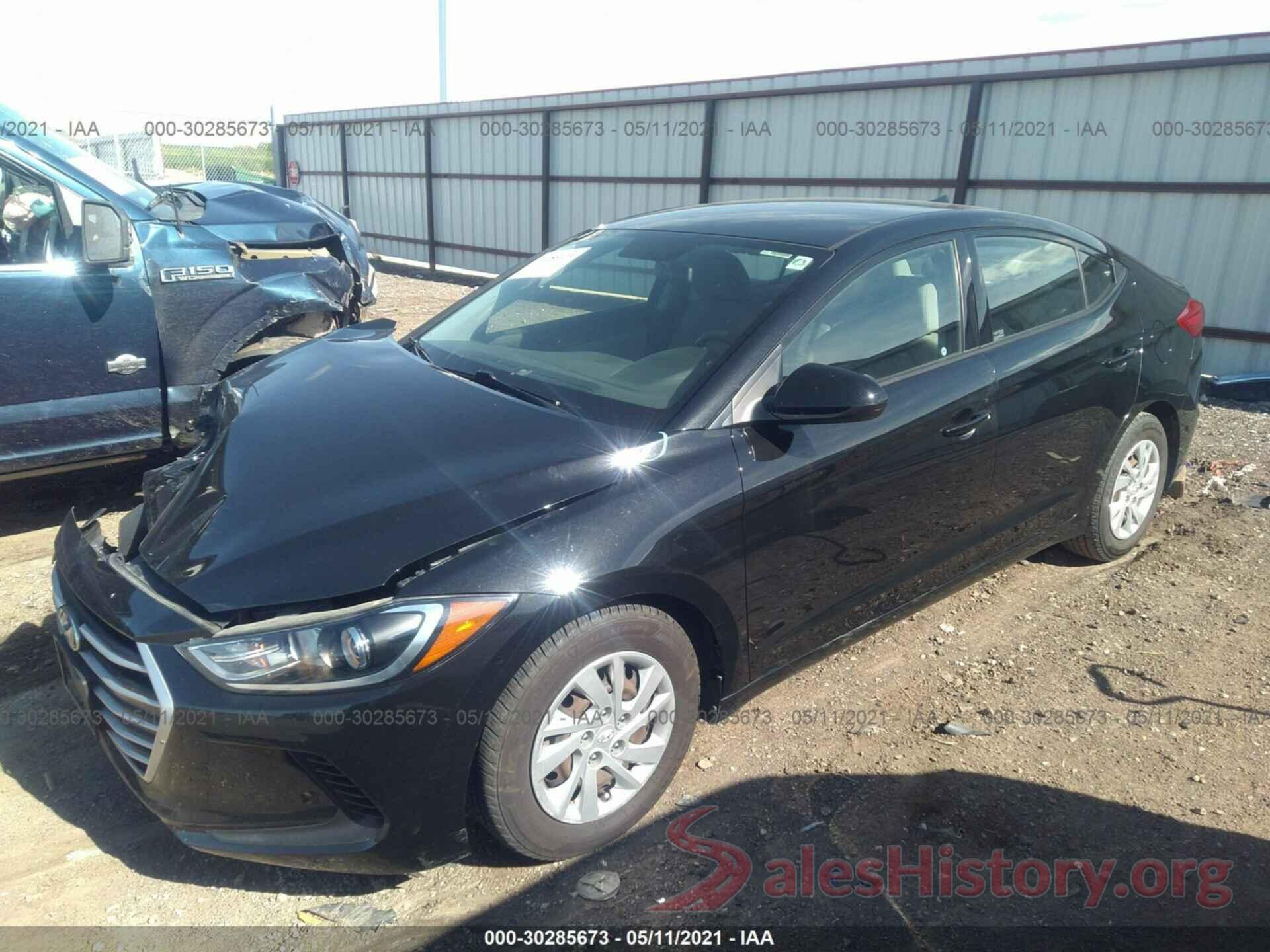 5NPD74LF3HH154270 2017 HYUNDAI ELANTRA