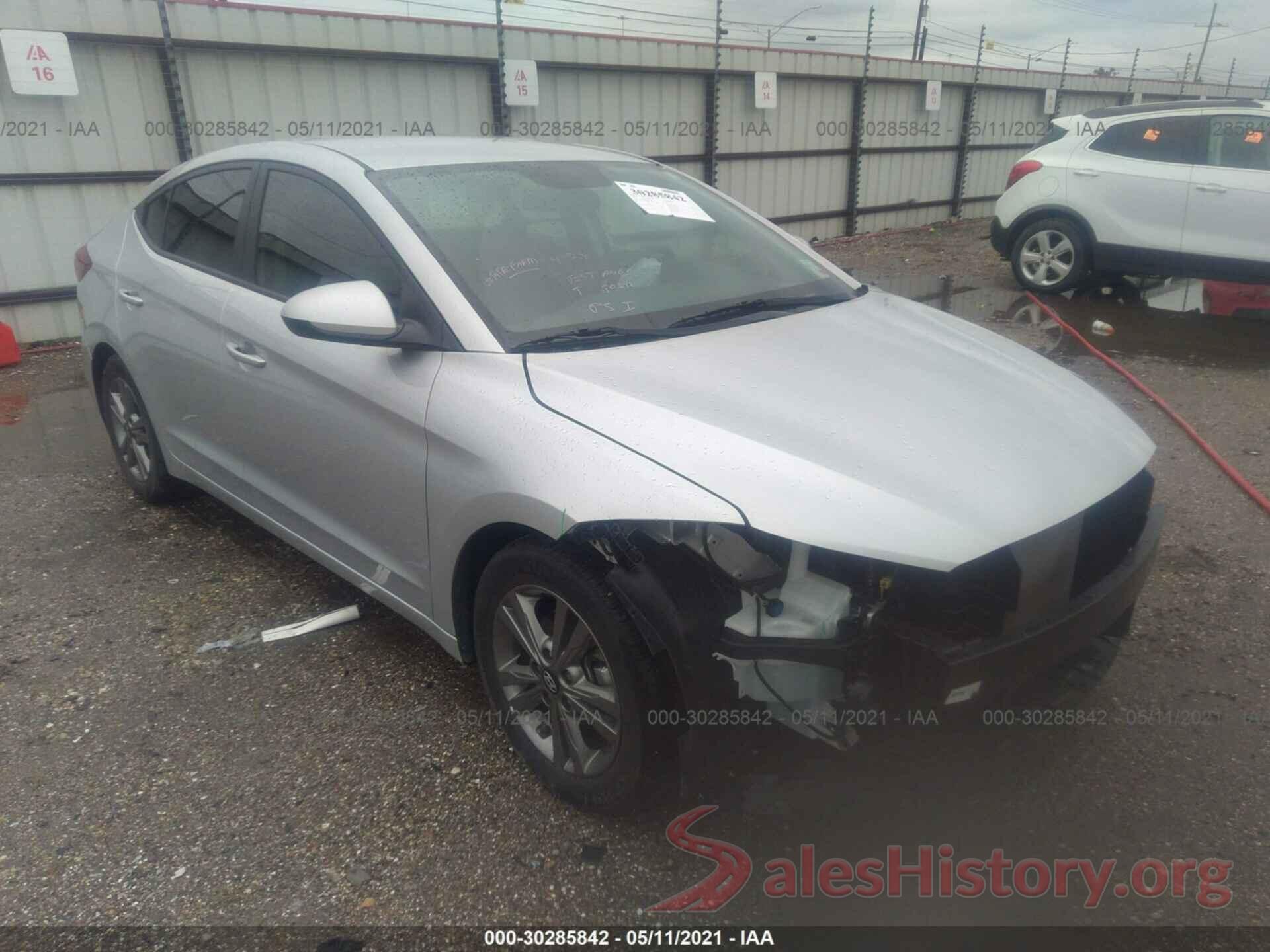 5NPD84LF1JH394811 2018 HYUNDAI ELANTRA