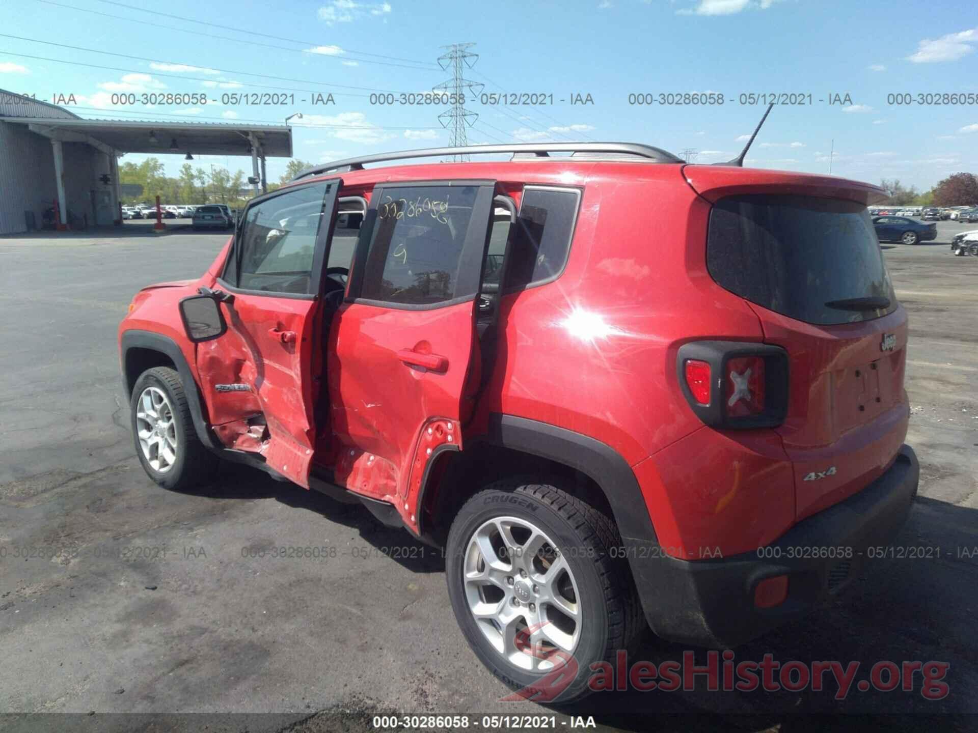 ZACCJBBT5GPC80287 2016 JEEP RENEGADE