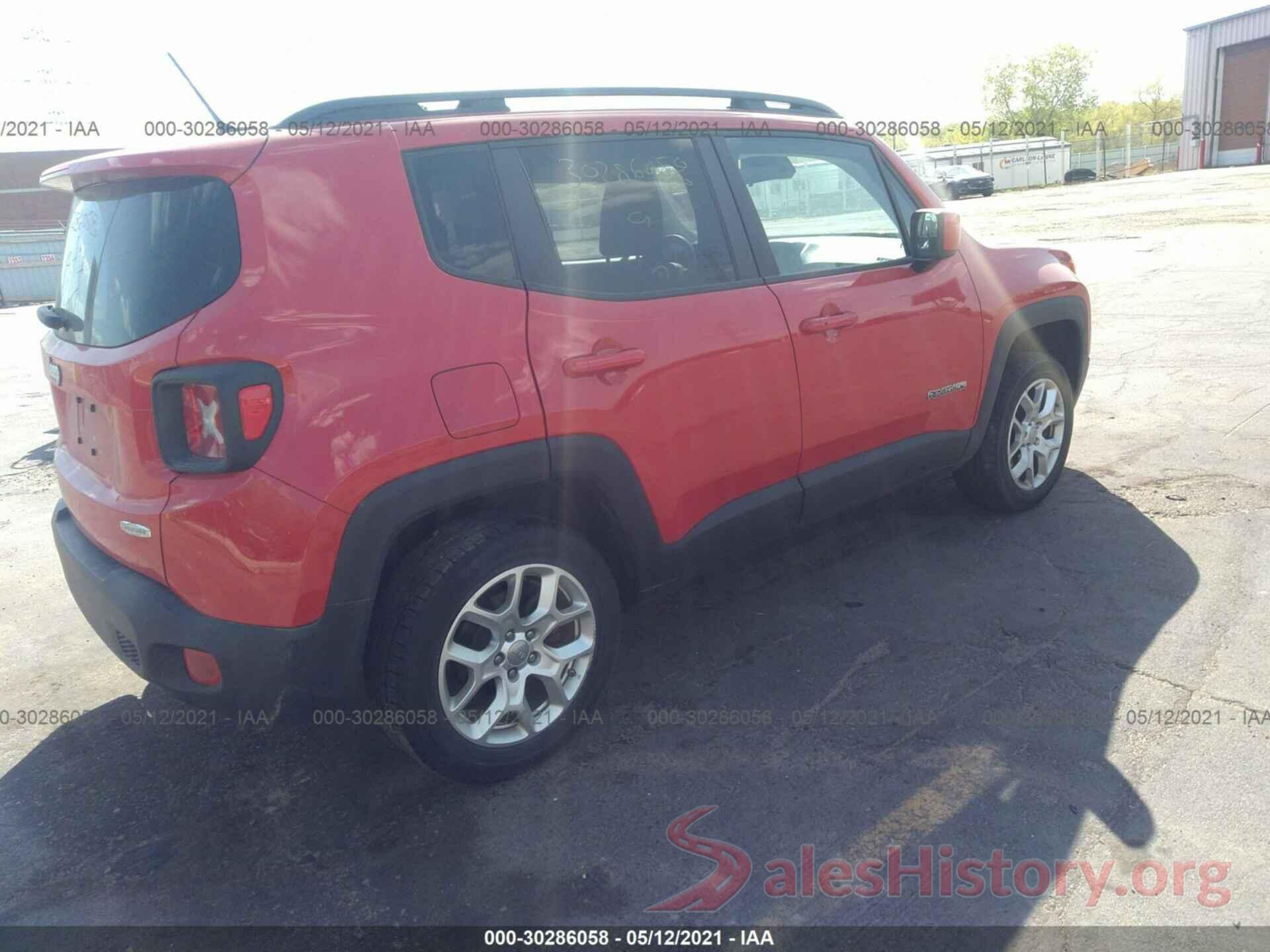 ZACCJBBT5GPC80287 2016 JEEP RENEGADE