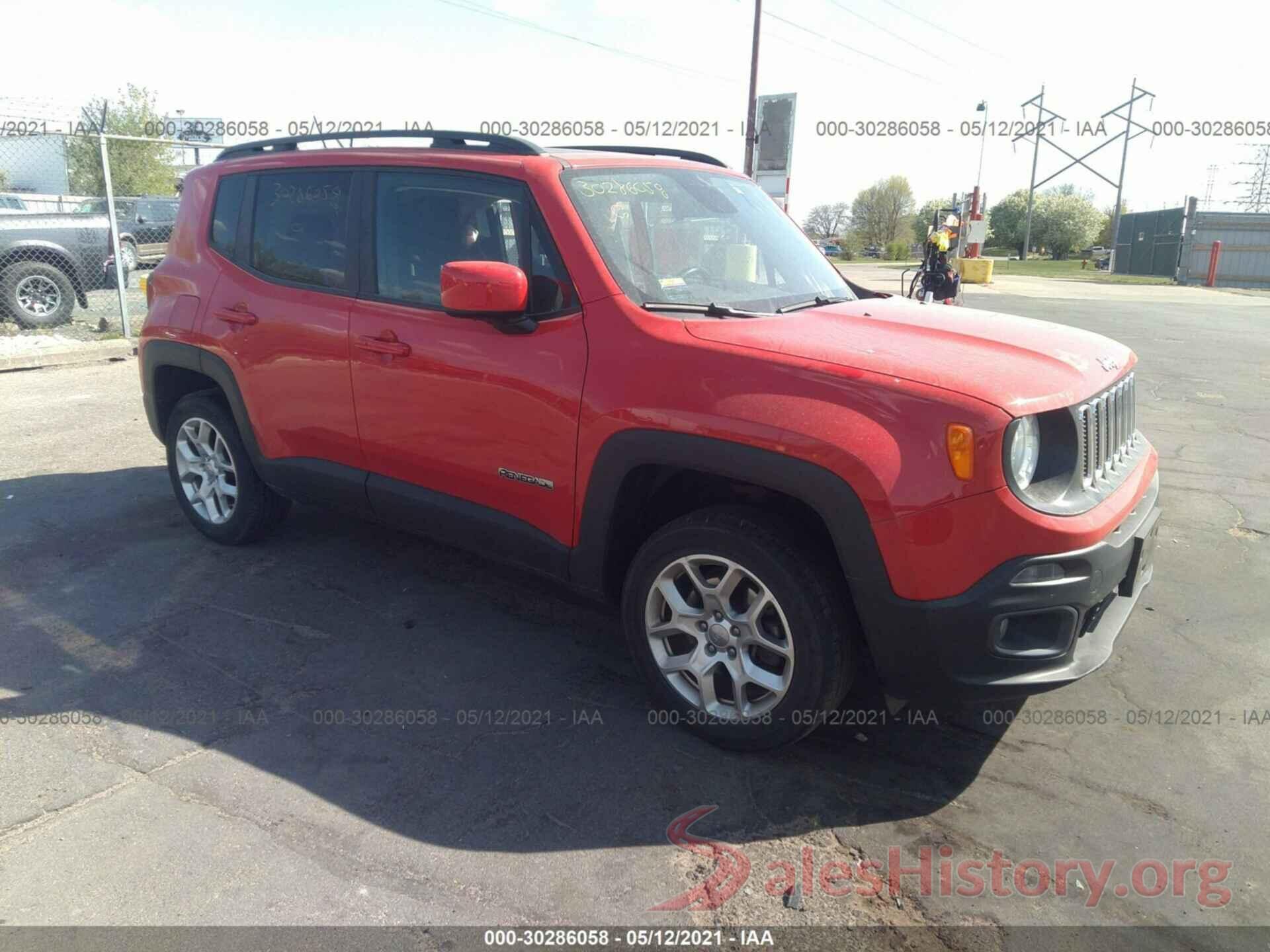 ZACCJBBT5GPC80287 2016 JEEP RENEGADE