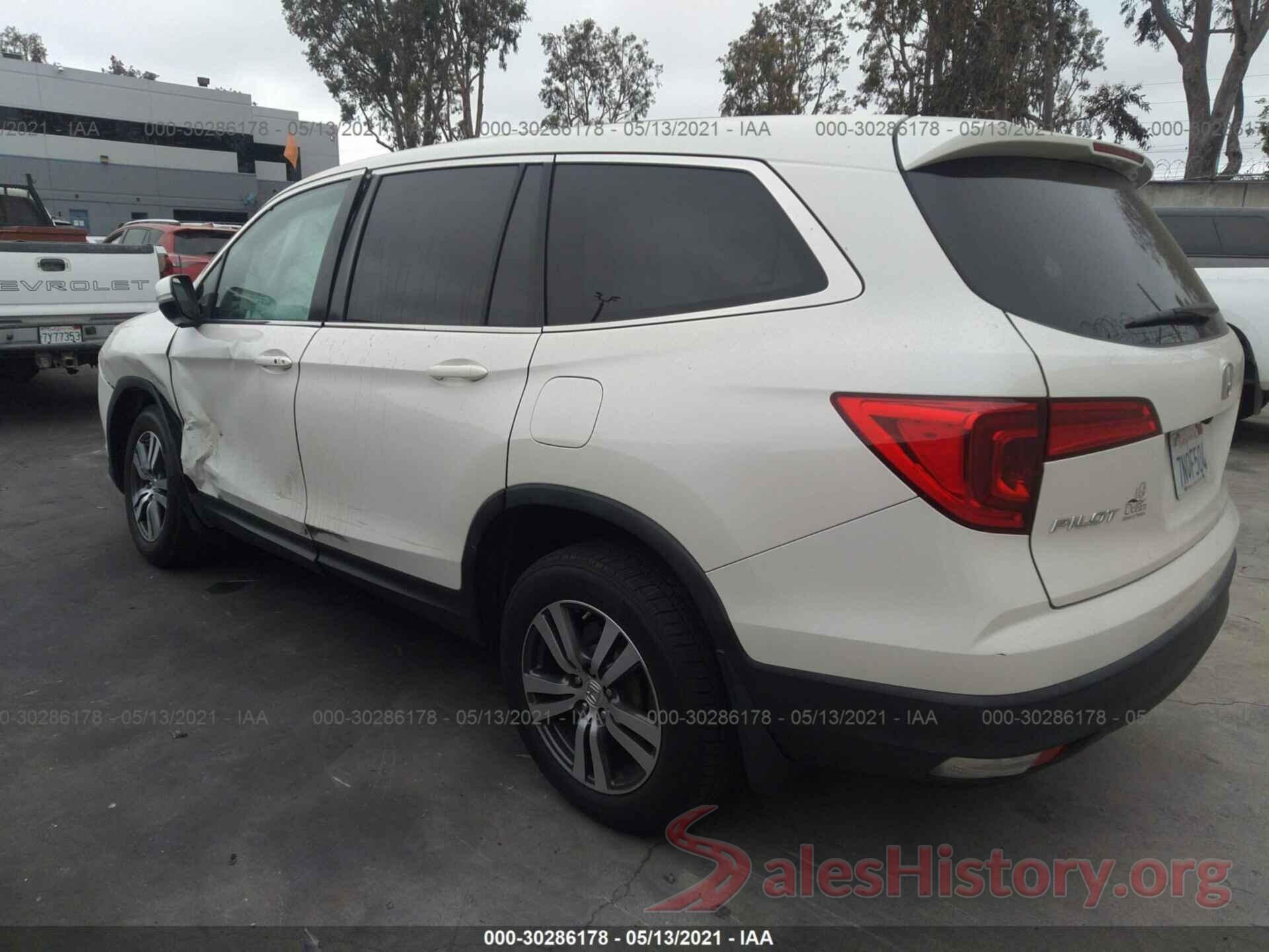 5FNYF5H39GB013211 2016 HONDA PILOT