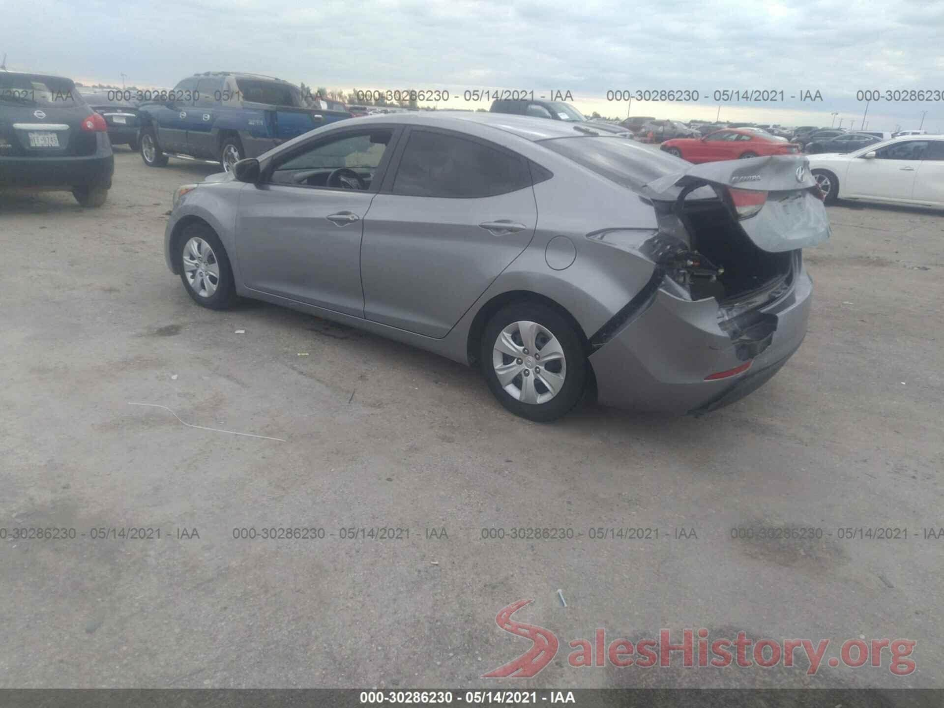 5NPDH4AE5GH785382 2016 HYUNDAI ELANTRA