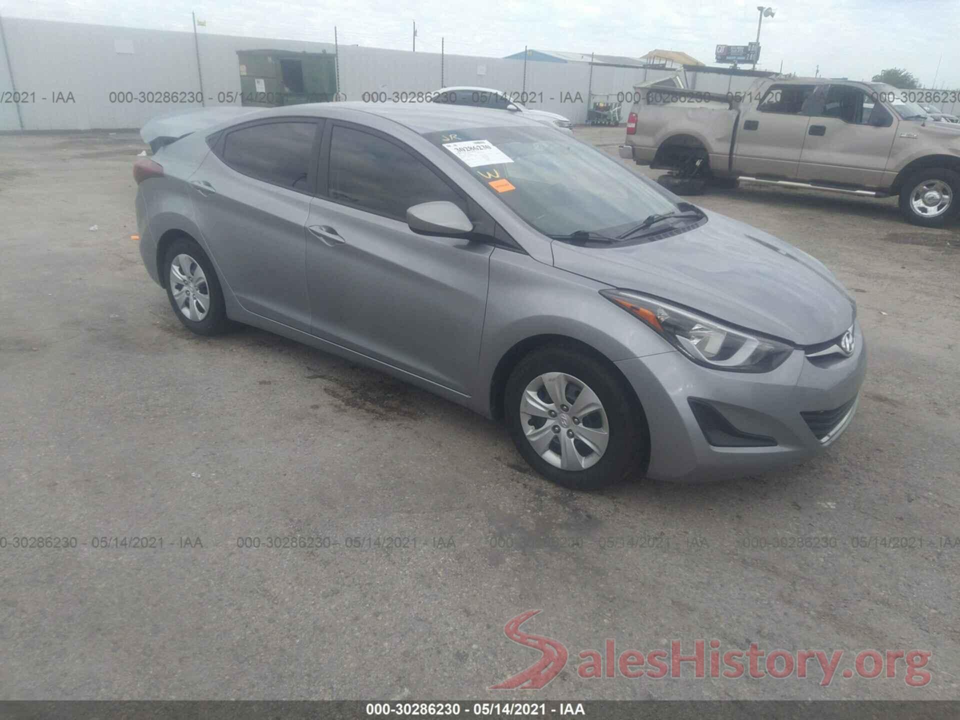 5NPDH4AE5GH785382 2016 HYUNDAI ELANTRA