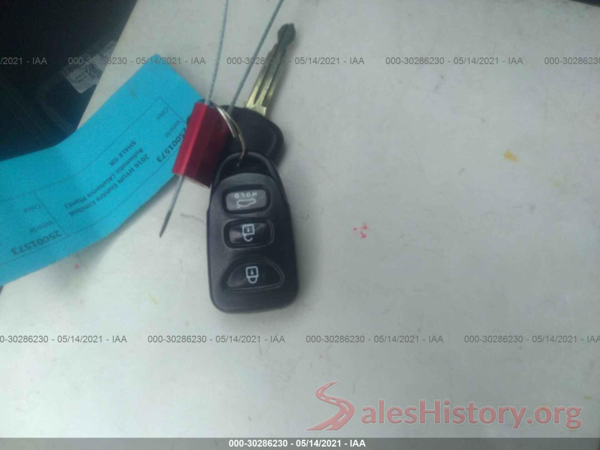 5NPDH4AE5GH785382 2016 HYUNDAI ELANTRA